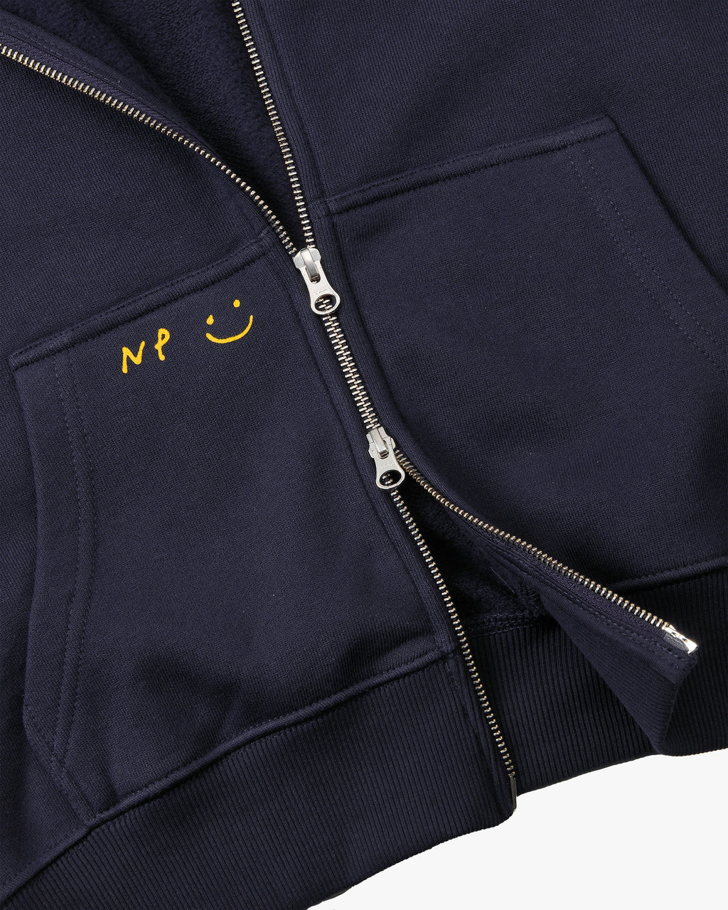 Global Soon Zip-Up Hoodie Navy Nude Project México Oficial Nude Project Mexico