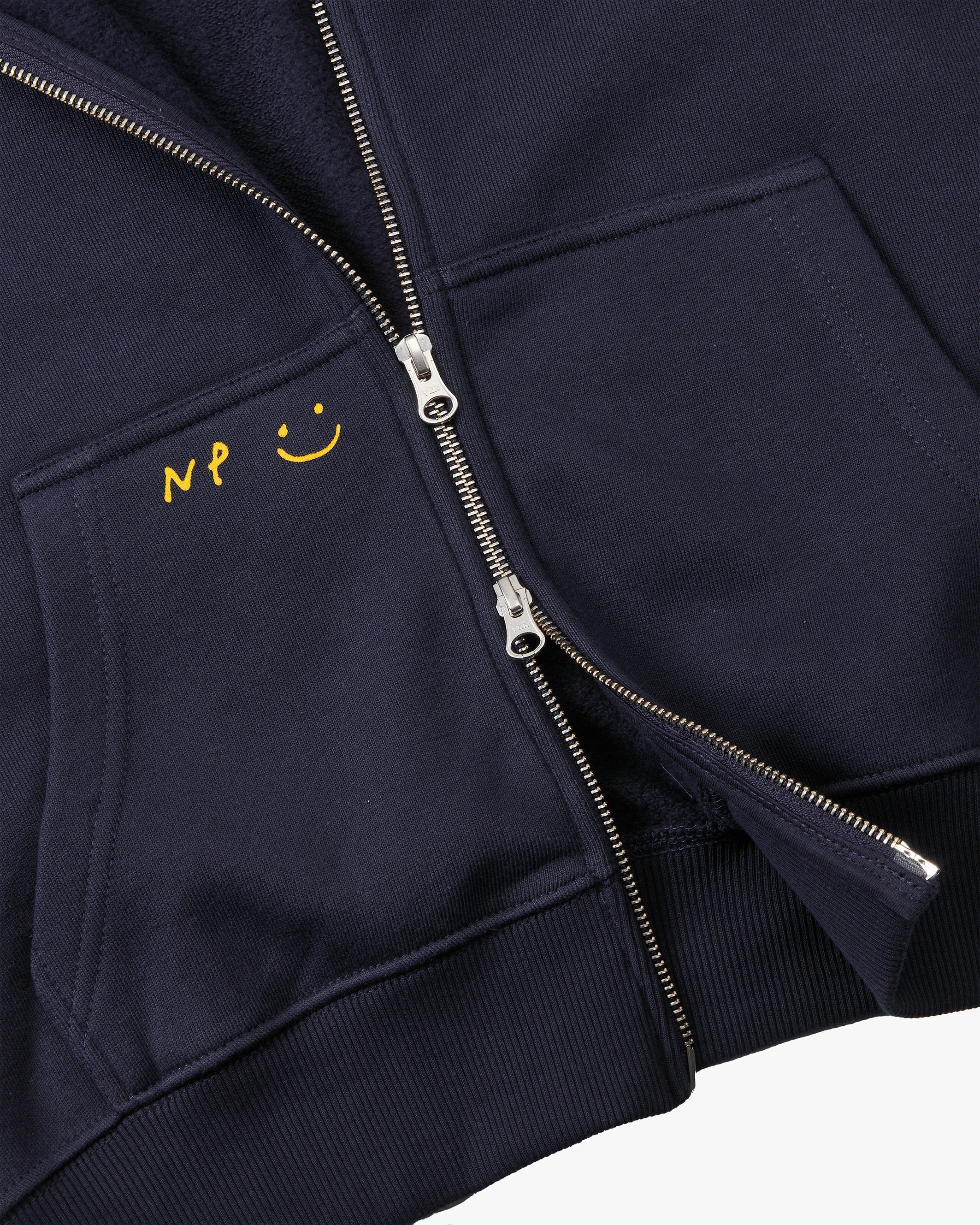 Global Soon Zip-Up Hoodie Navy Nude Project México Oficial Nude Project Mexico