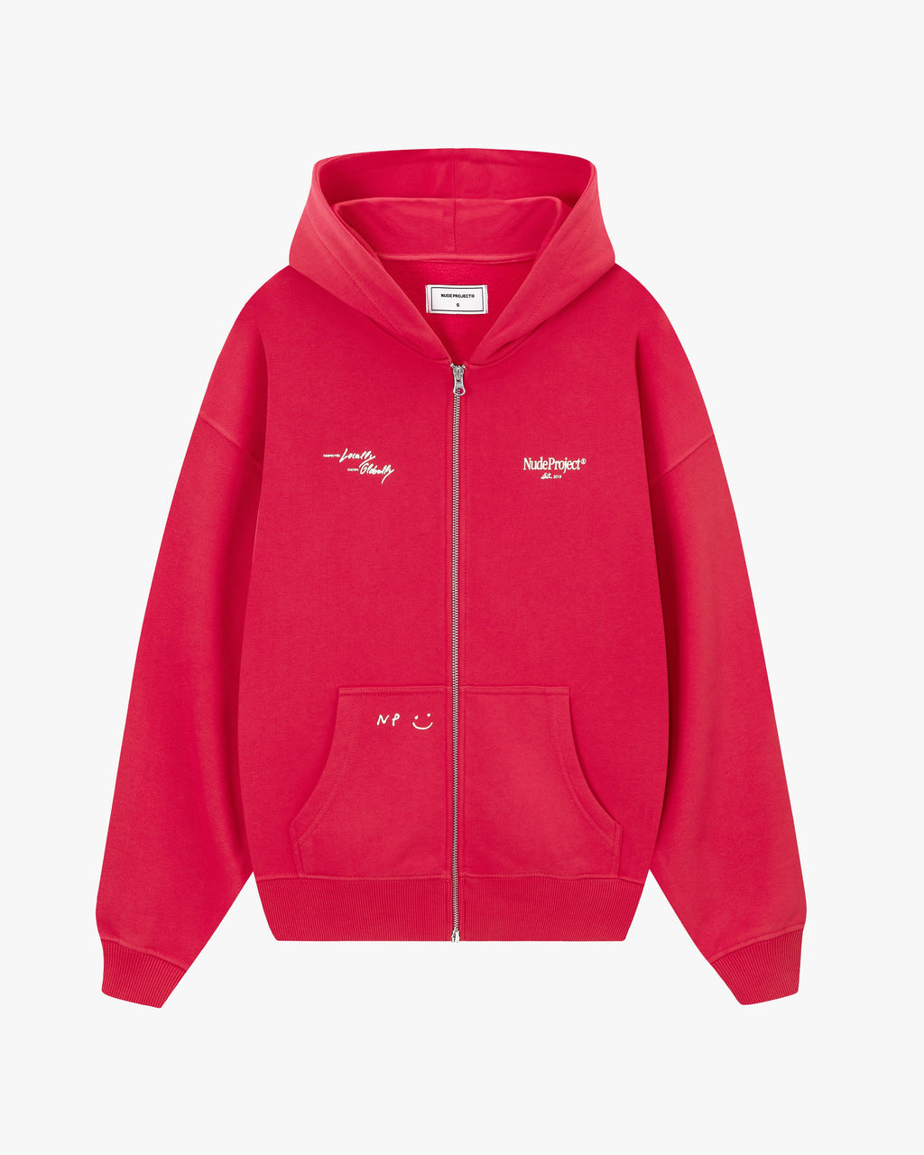 Global Soon Zip-Up Hoodie Raspberry Nude Project México Oficial Nude Project Mexico