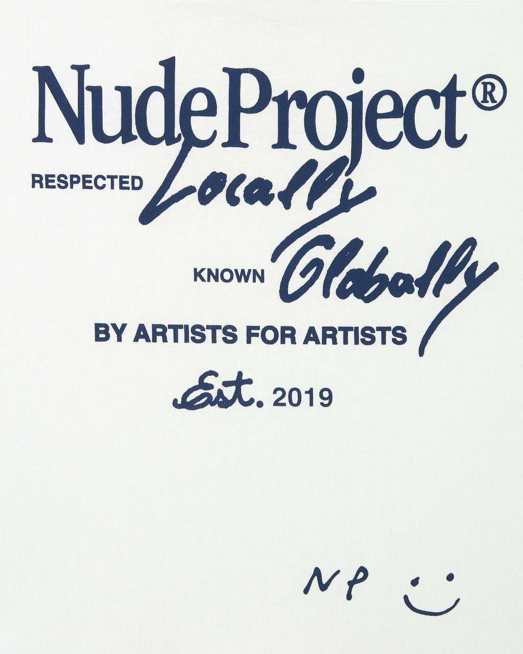 Global Soon Tee White Nude Project México Oficial Nude Project Mexico