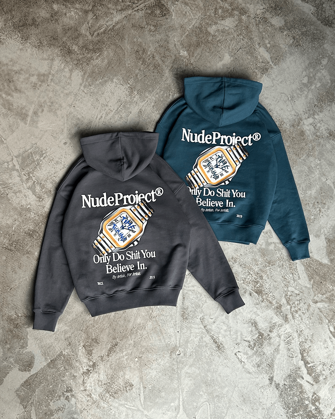 Time Hoodie Ash Nude Project México Oficial Nude Project Mexico