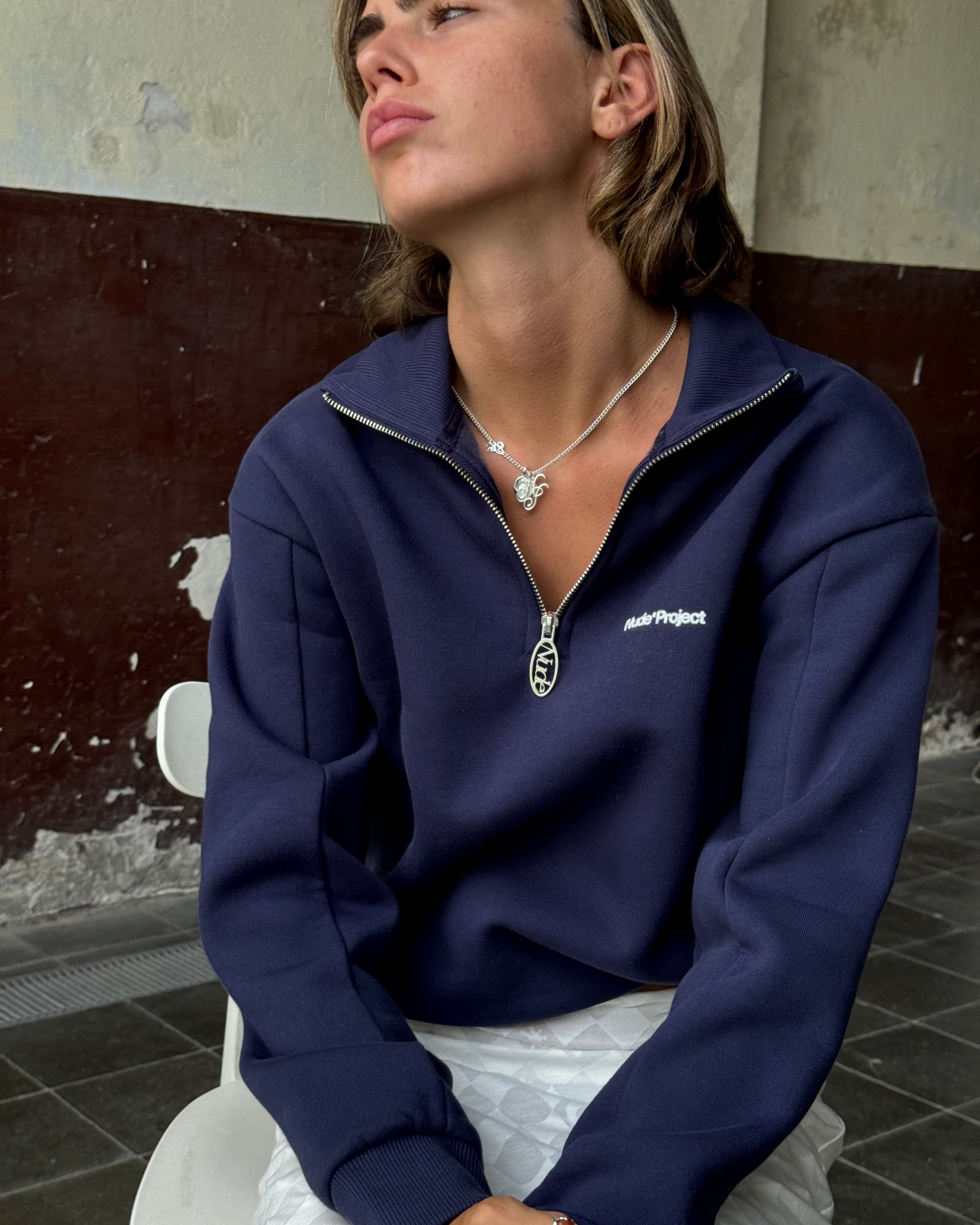 Origins Quarter-Zip Navy Nude Project México Oficial Nude Project Mexico