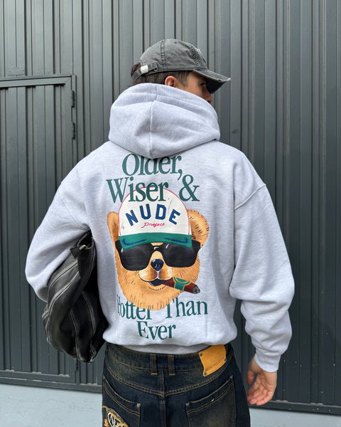 Hot Hoodie Grey Melange