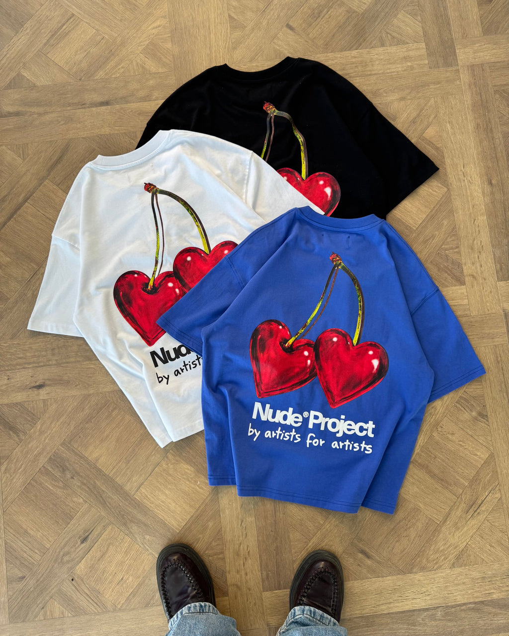 Juicy Cherry Tee White