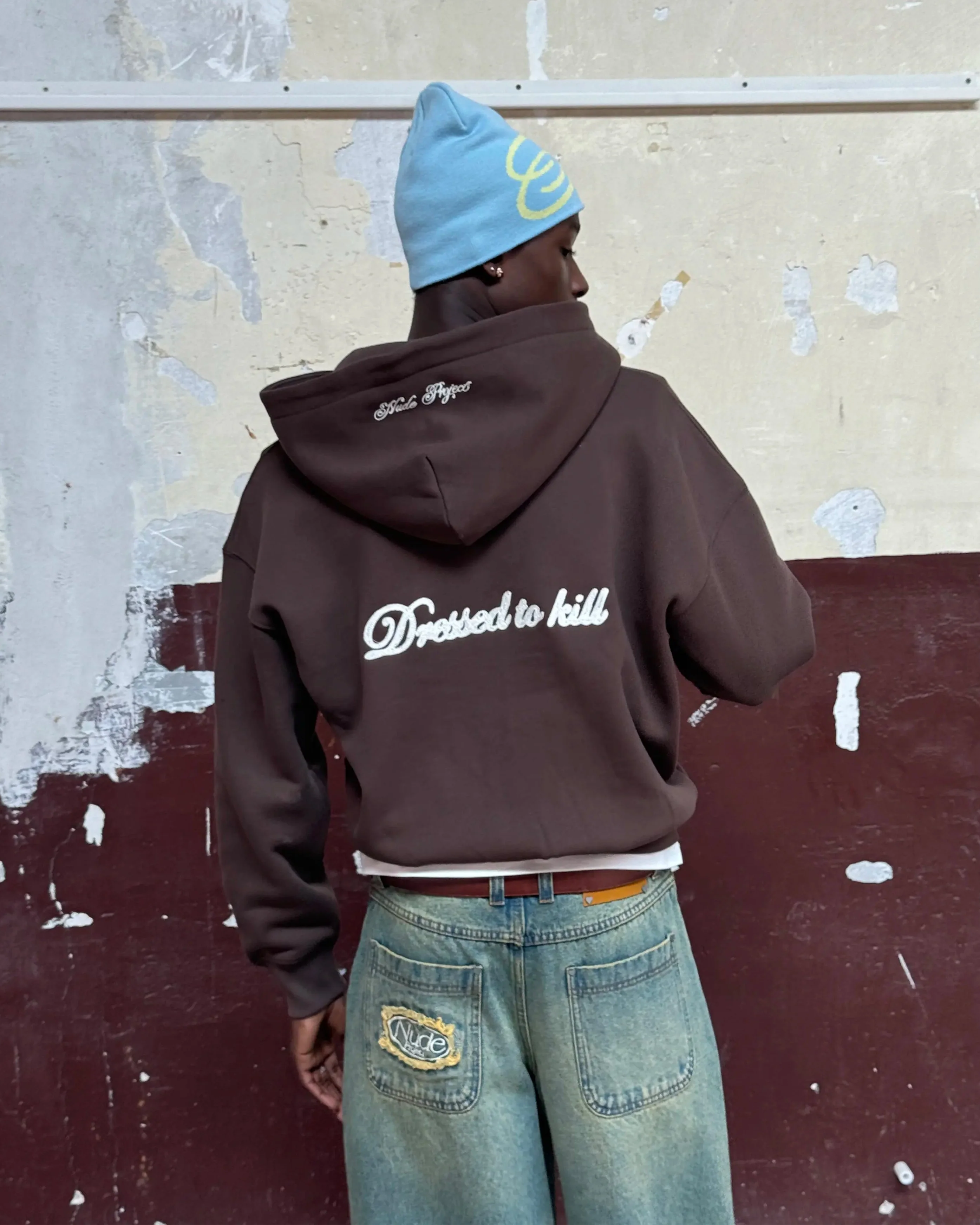 Kill Bill Zip-Up Hoodie Brown Nude Project México Oficial Nude Project Mexico