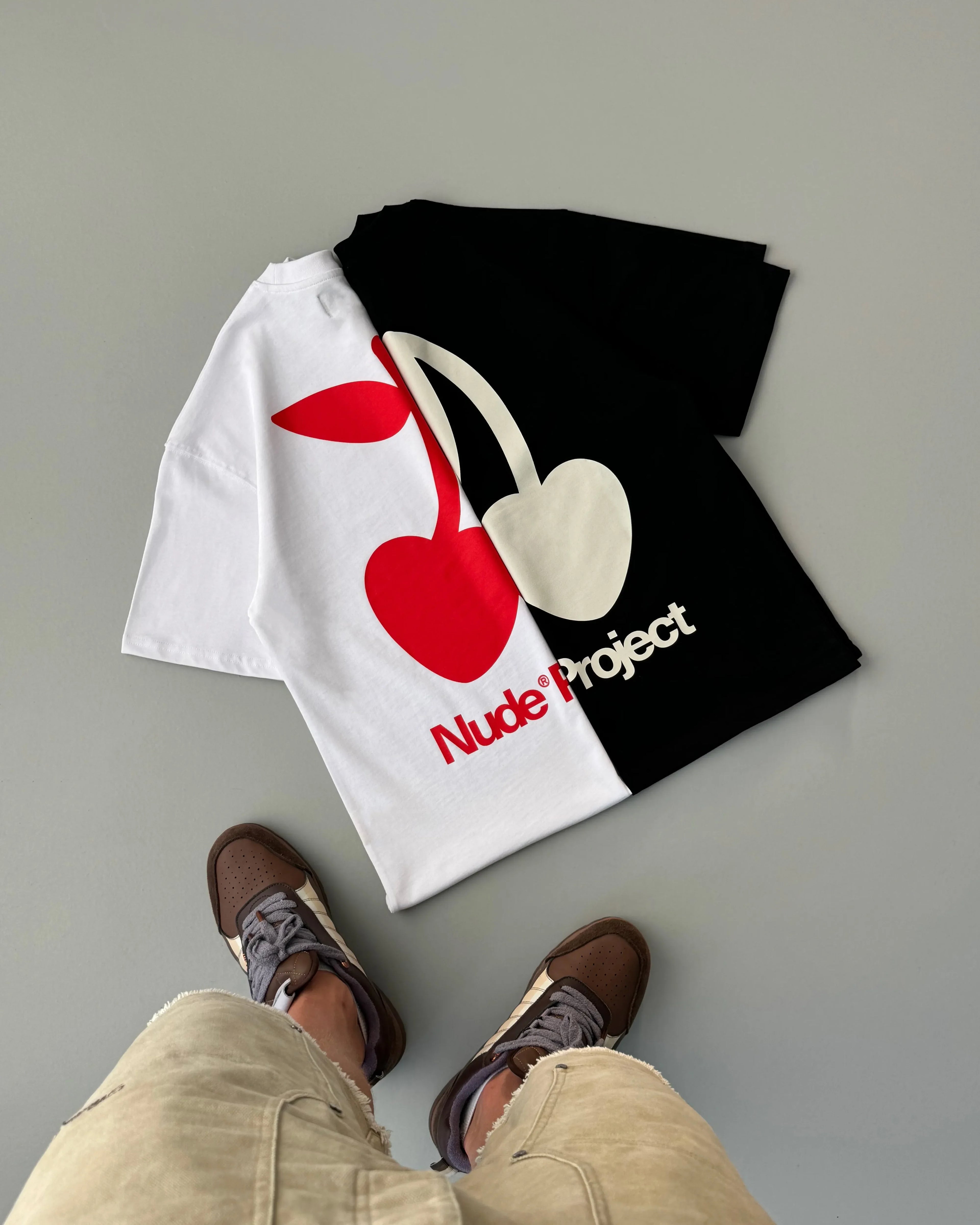 Cherry Logo Tee Black Nude Project México Oficial Nude Project Mexico