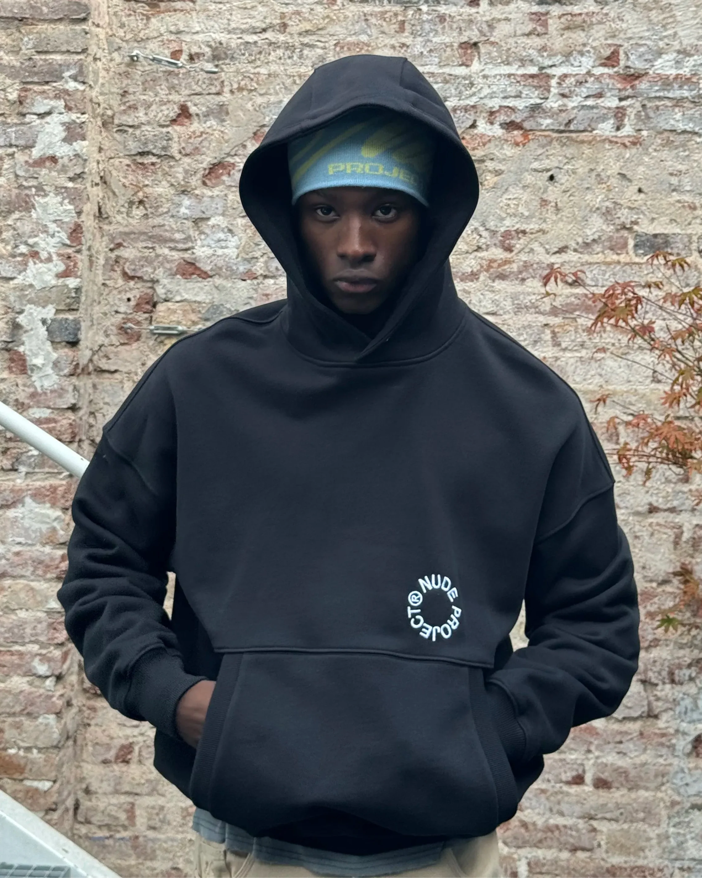Kory Boxy Hoodie Black Nude Project México Oficial Nude Project Mexico