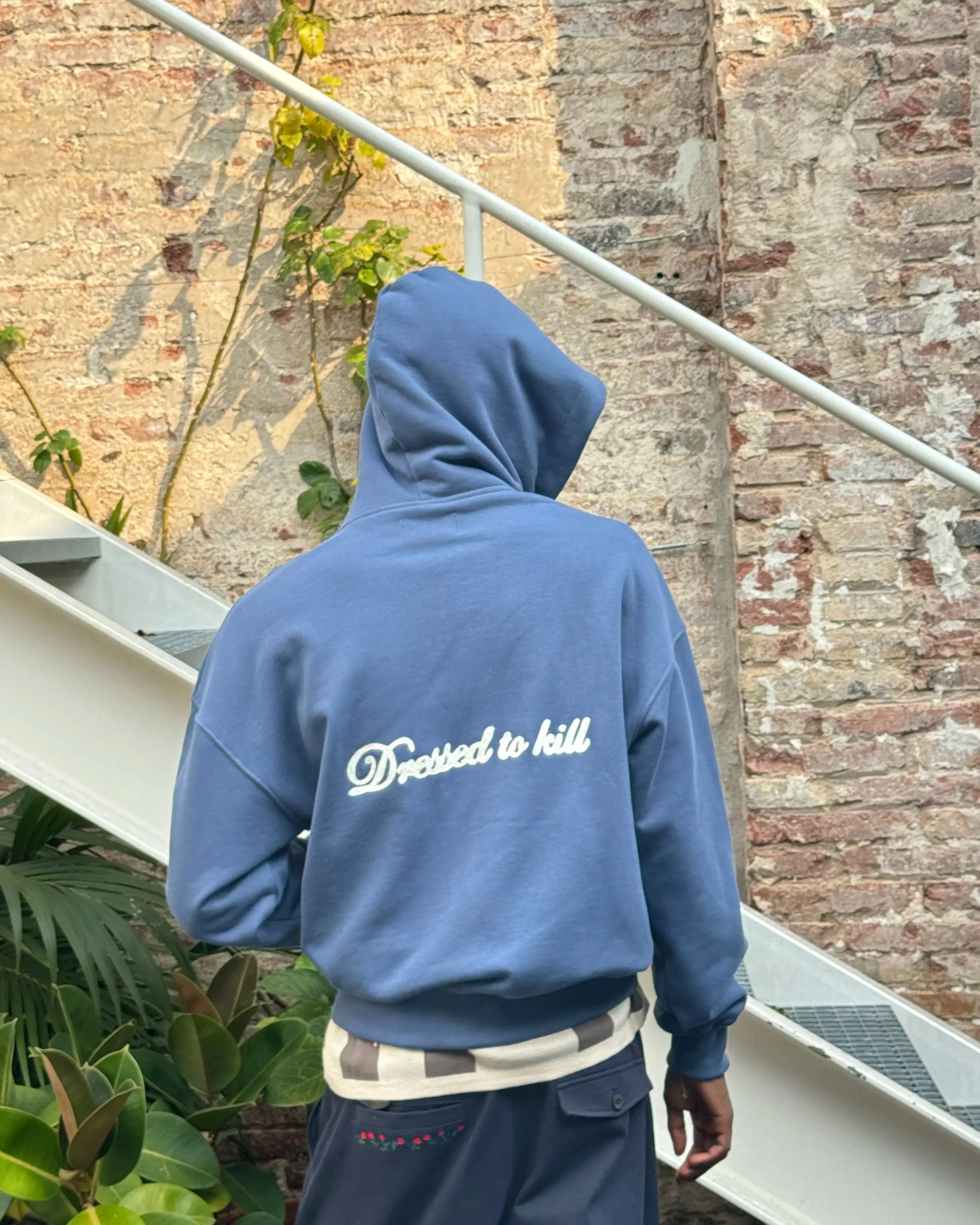 Kill Bill Zip-Up Hoodie Indigo