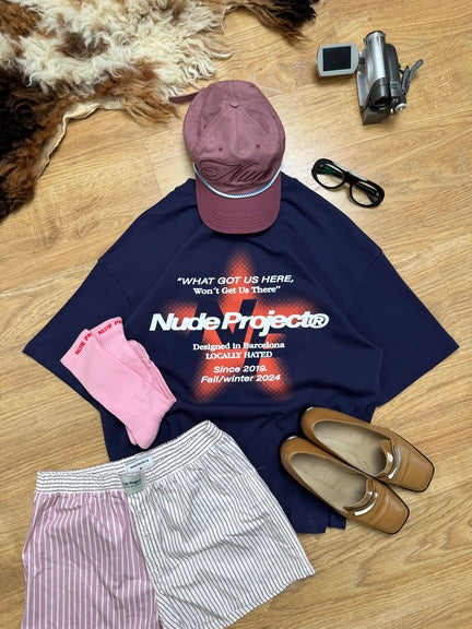 Seoul Tee Navy Nude Project México Oficial Nude Project Mexico