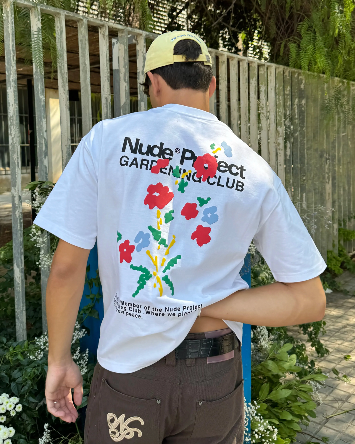 Floreta Tee White Nude Project México Oficial Nude Project Mexico