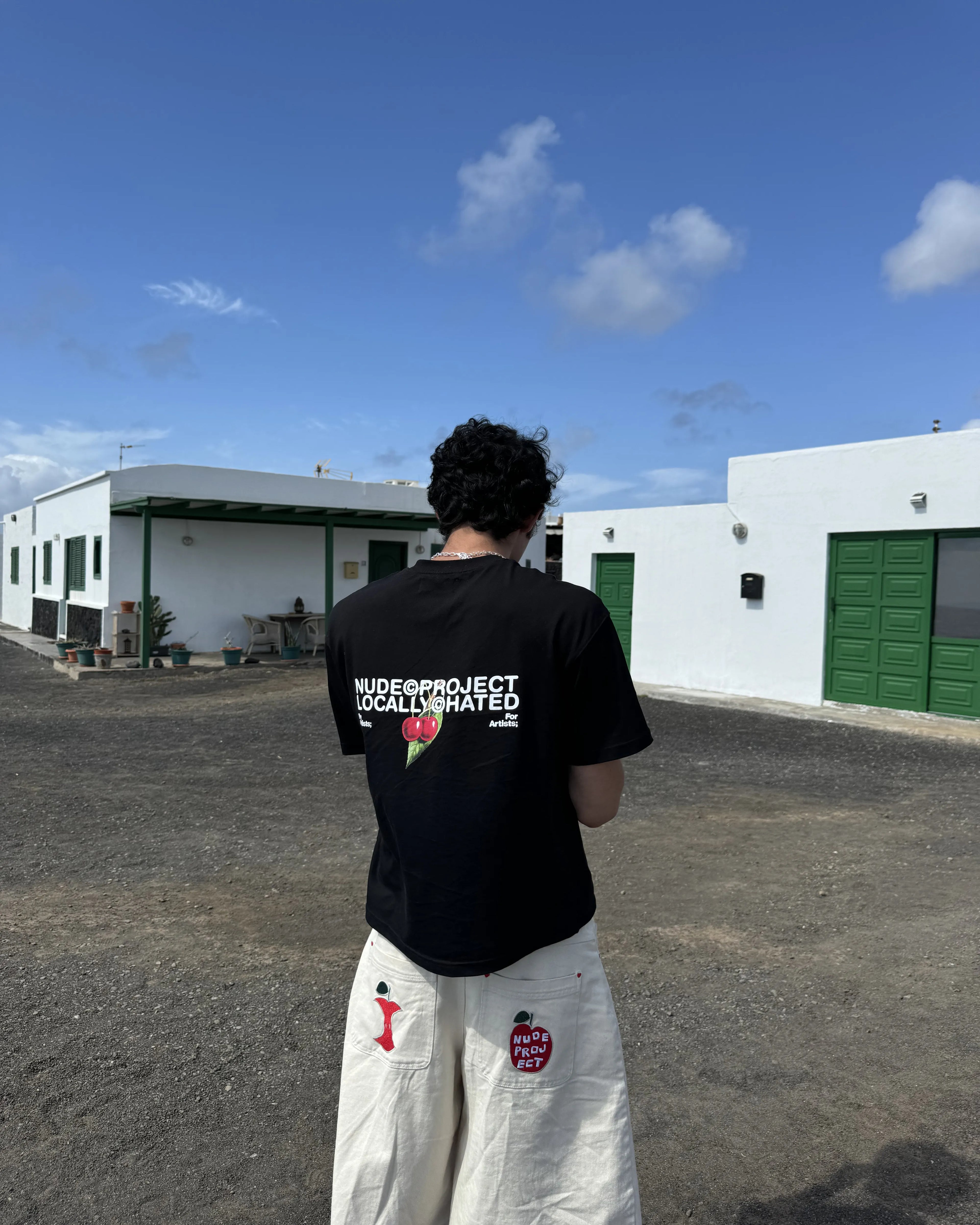 Locally Hated Cherry Tee Black Nude Project México Oficial Nude Project Mexico