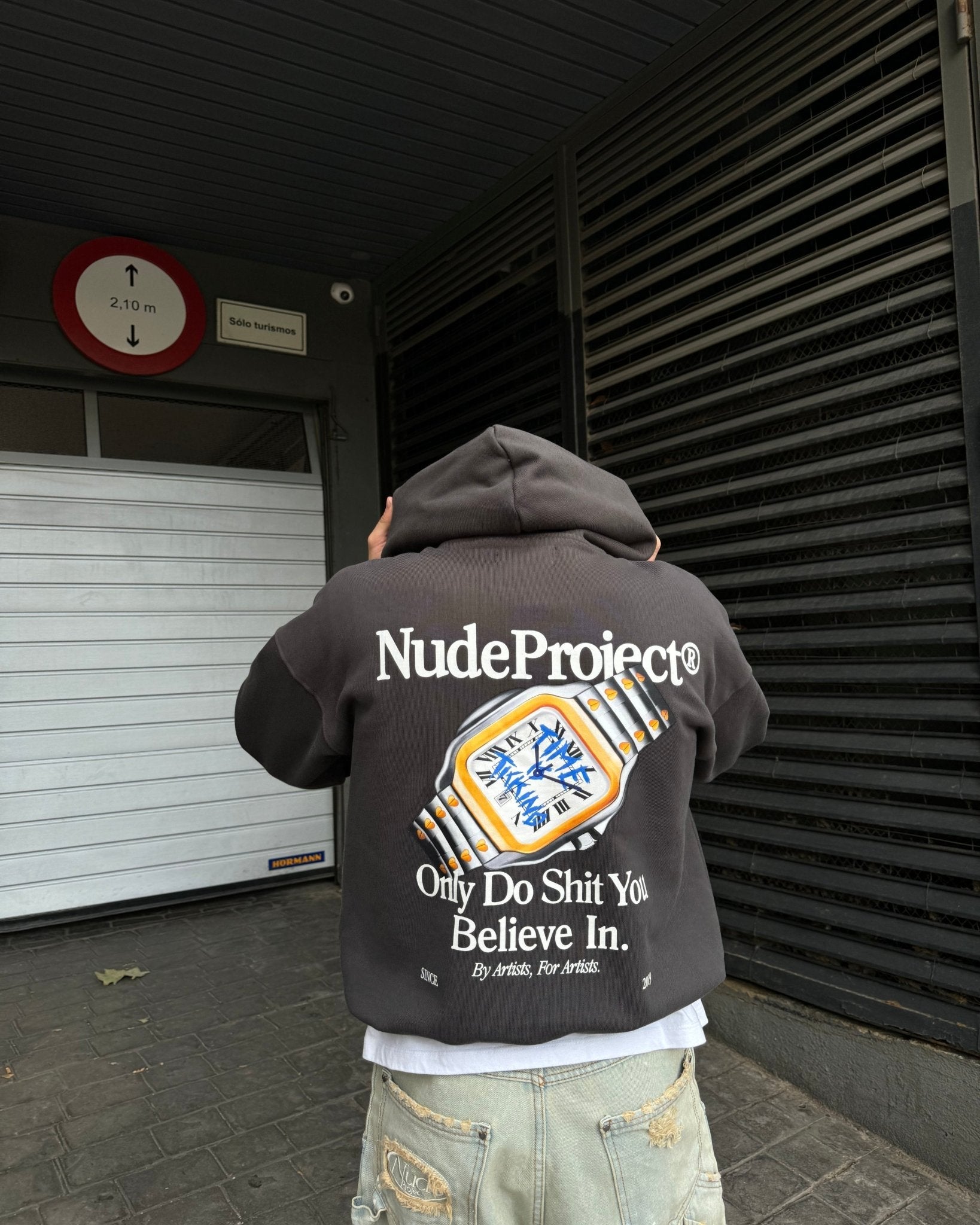 Time Hoodie Ash Nude Project México Oficial Nude Project Mexico