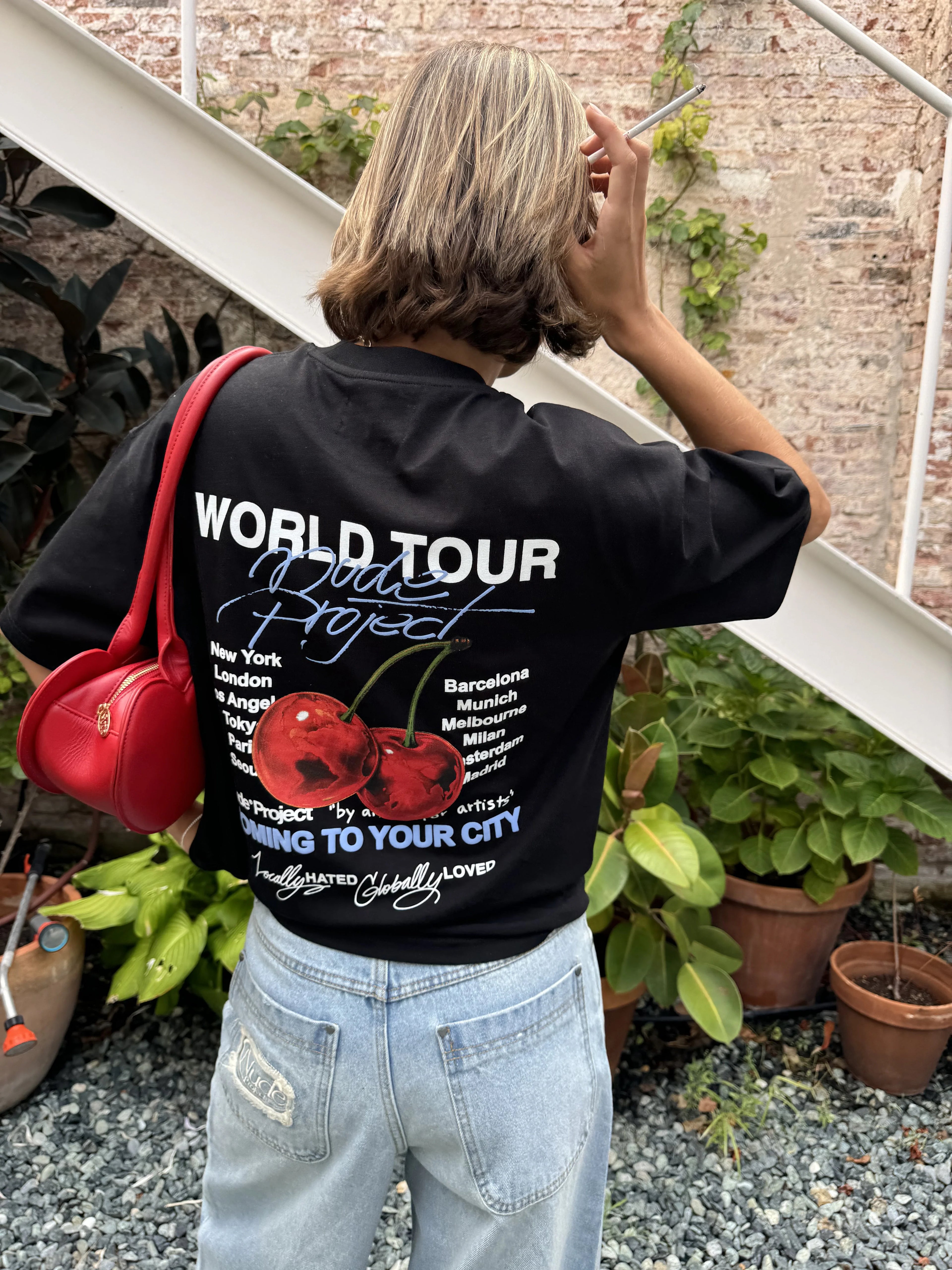 Nude Tour Tee Black