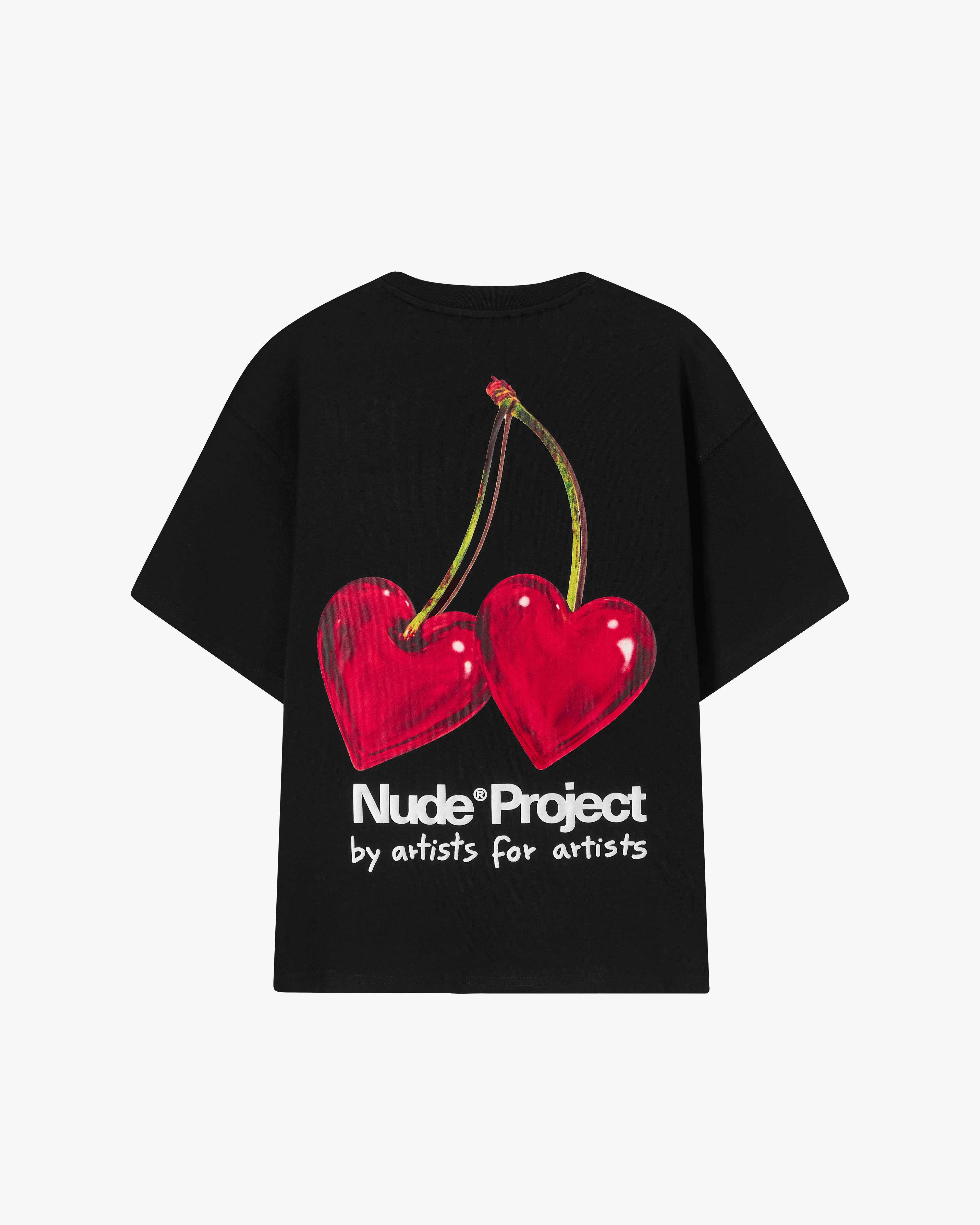 Juicy Cherry Tee Black Nude Project México Oficial Nude Project Mexico