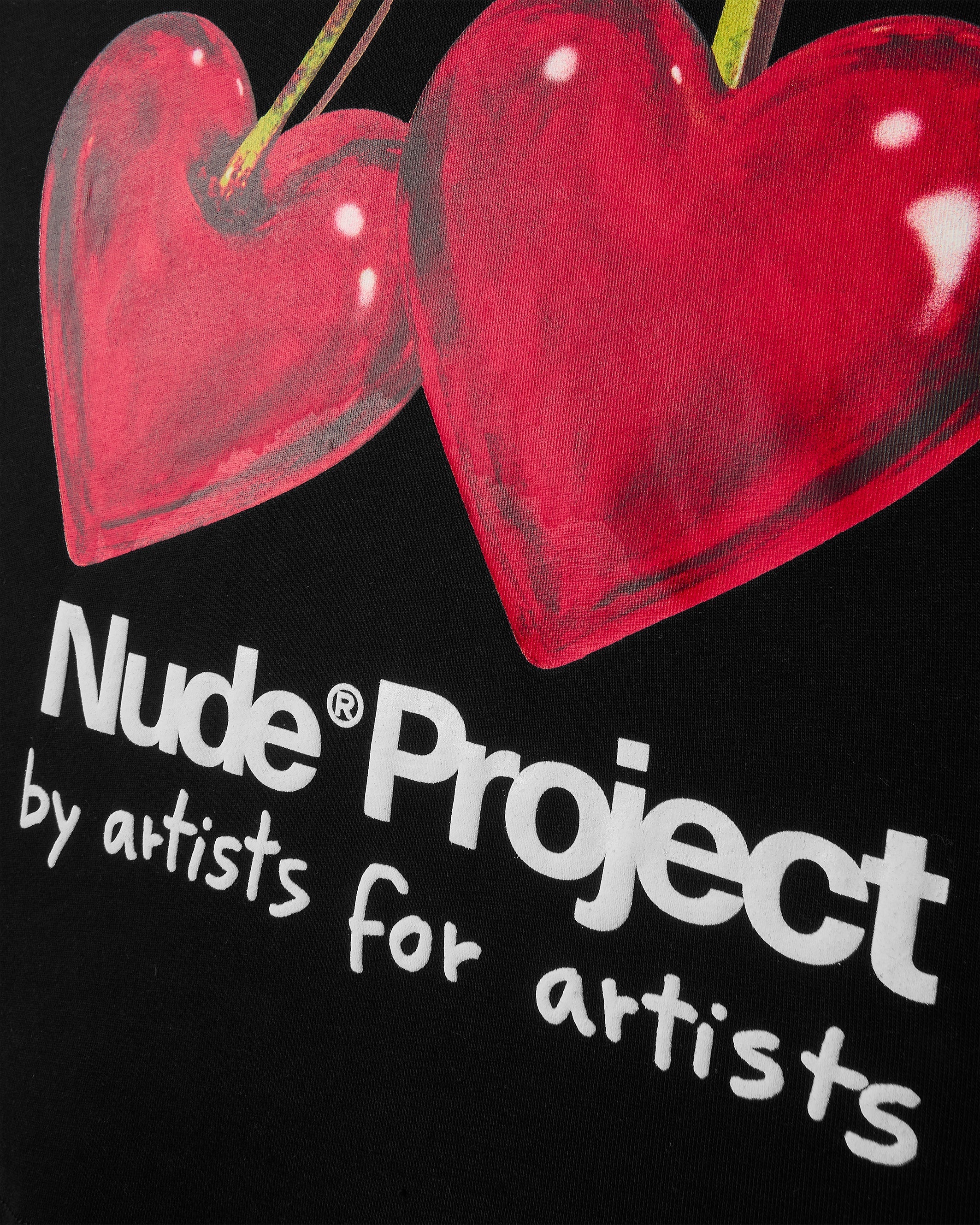 Juicy Cherry Tee Black Nude Project México Oficial Nude Project Mexico