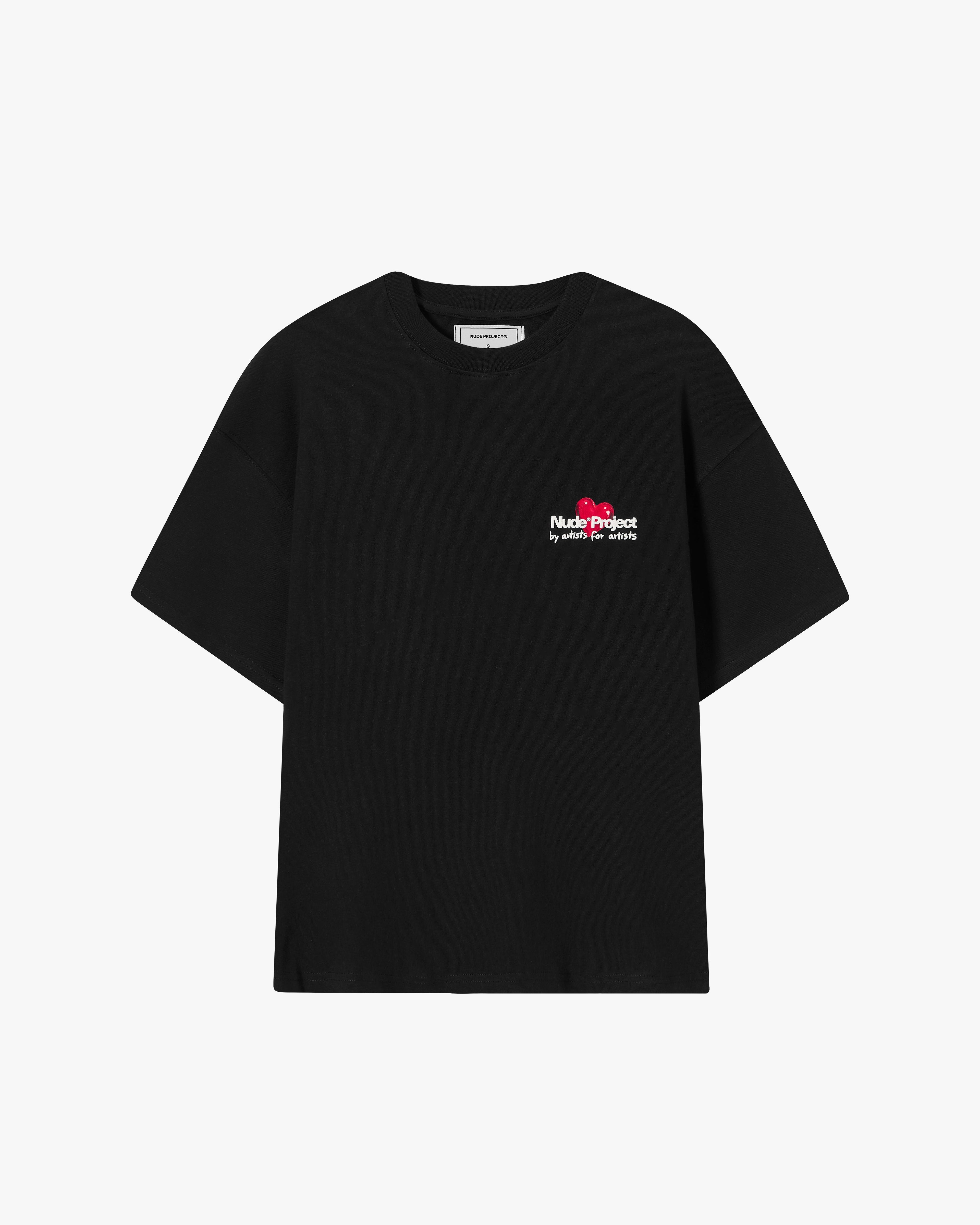 Juicy Cherry Tee Black Nude Project México Oficial Nude Project Mexico