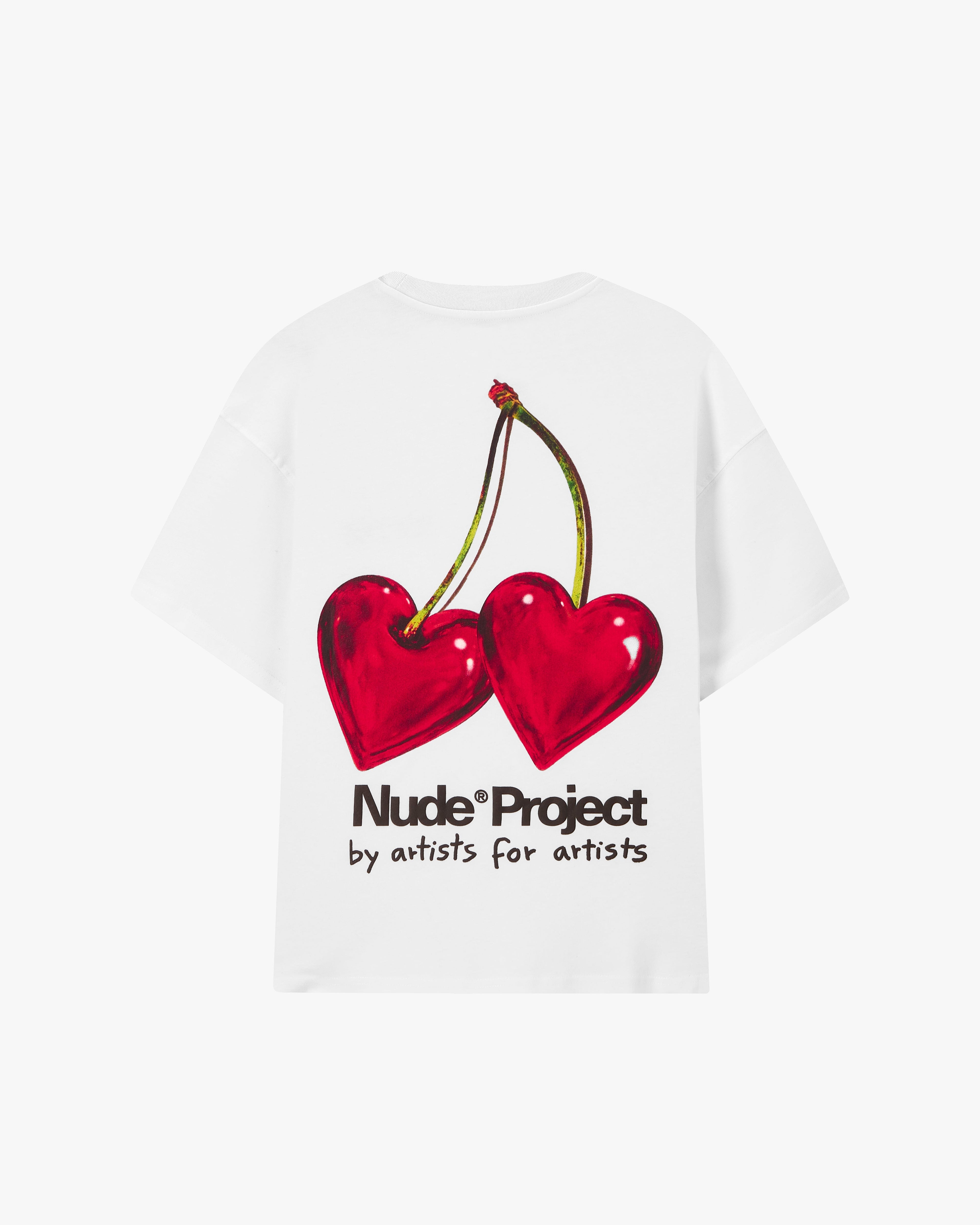 Juicy Cherry Tee White Nude Project México Oficial Nude Project Mexico