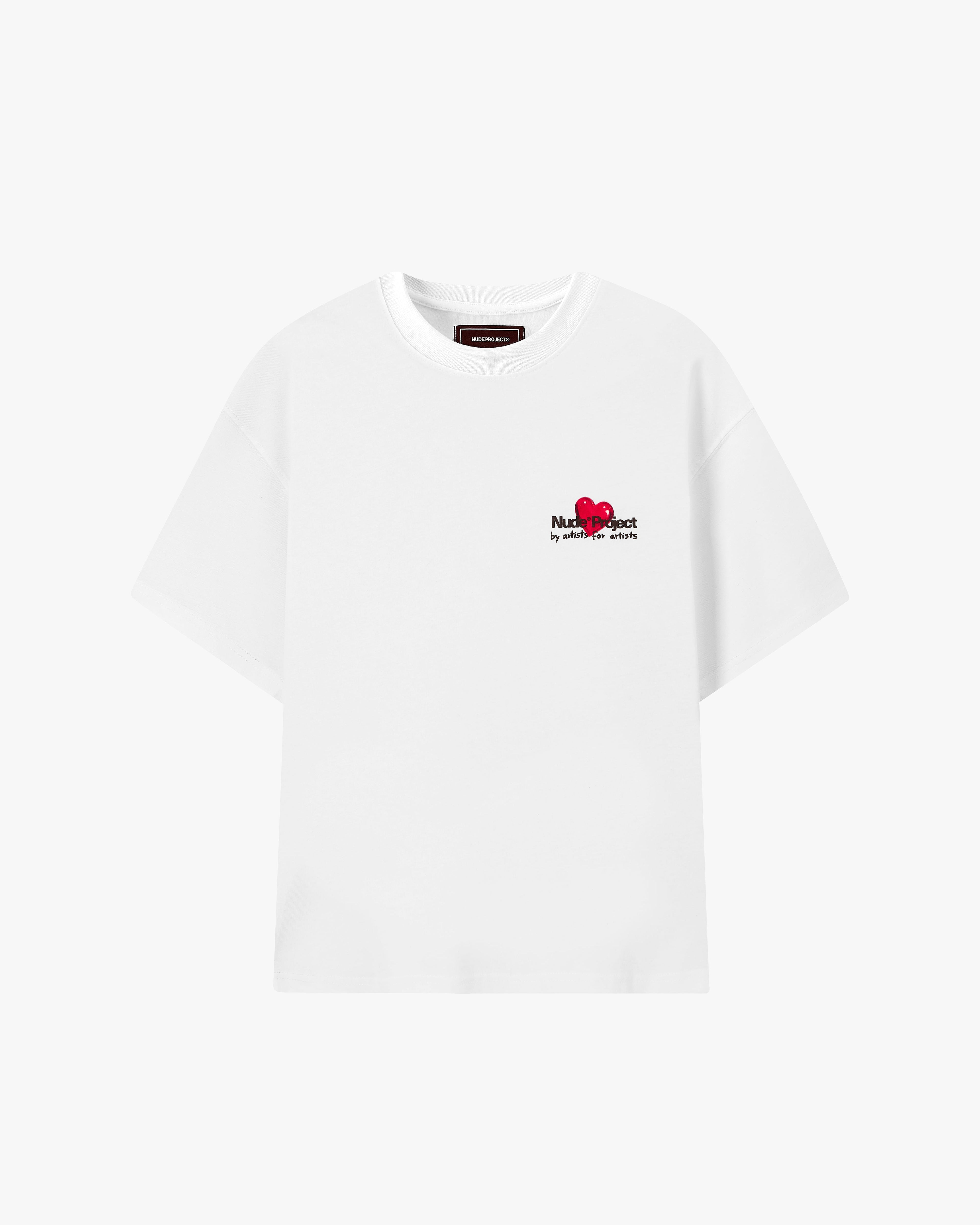 Juicy Cherry Tee White Nude Project México Oficial Nude Project Mexico