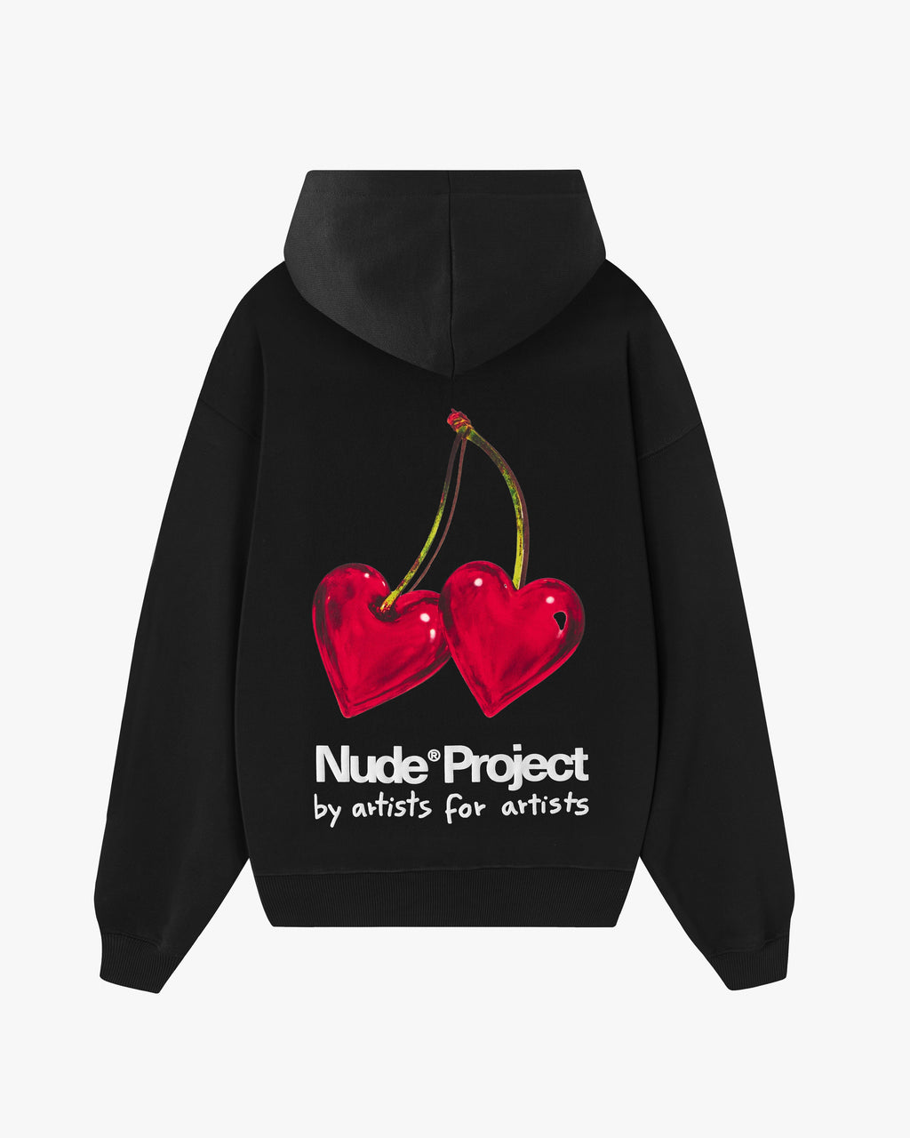 Juicy Cherry Hoodie Black Nude Project México Oficial Nude Project Mexico