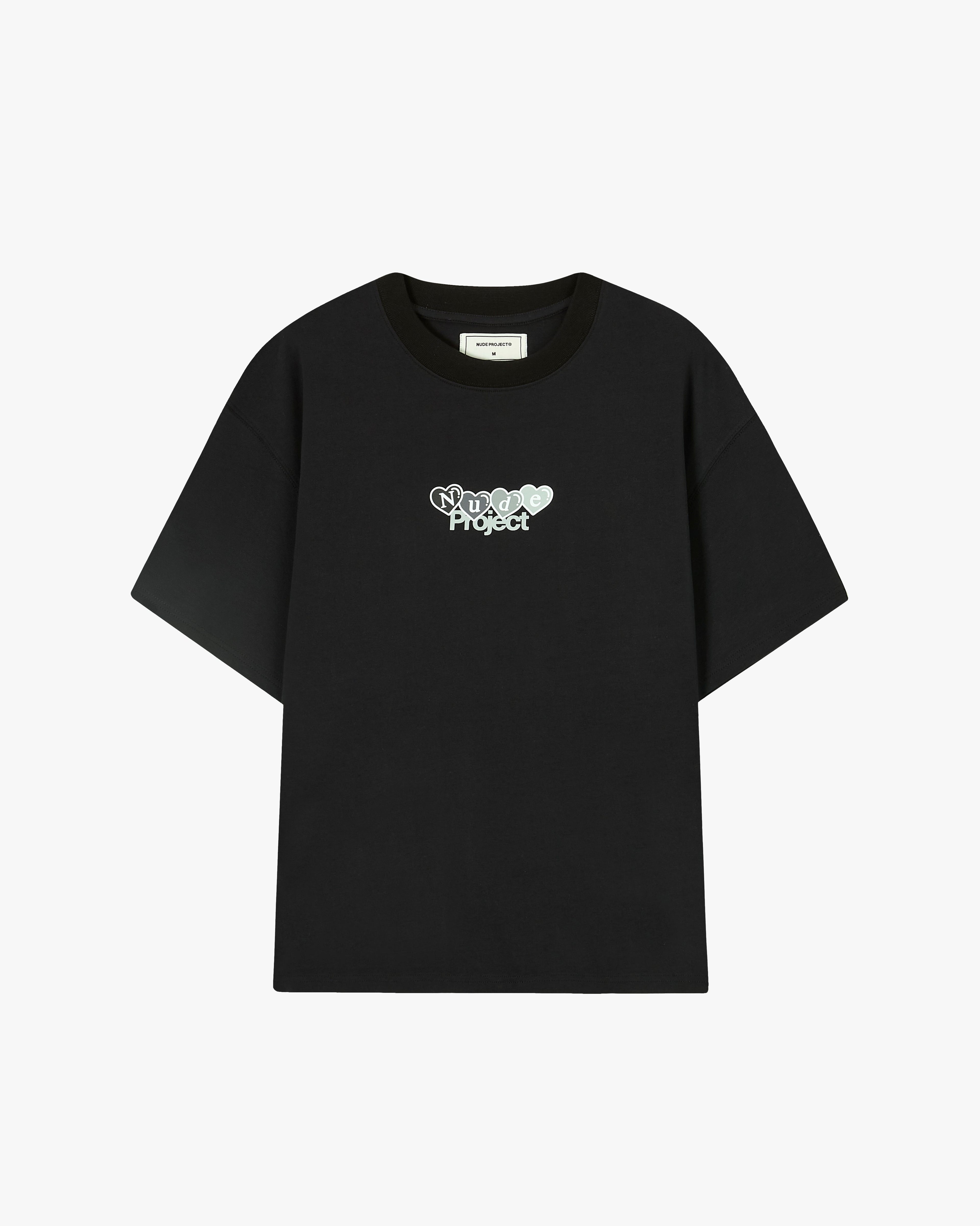 Homies <3 Tee Black Nude Project México Oficial Nude Project Mexico