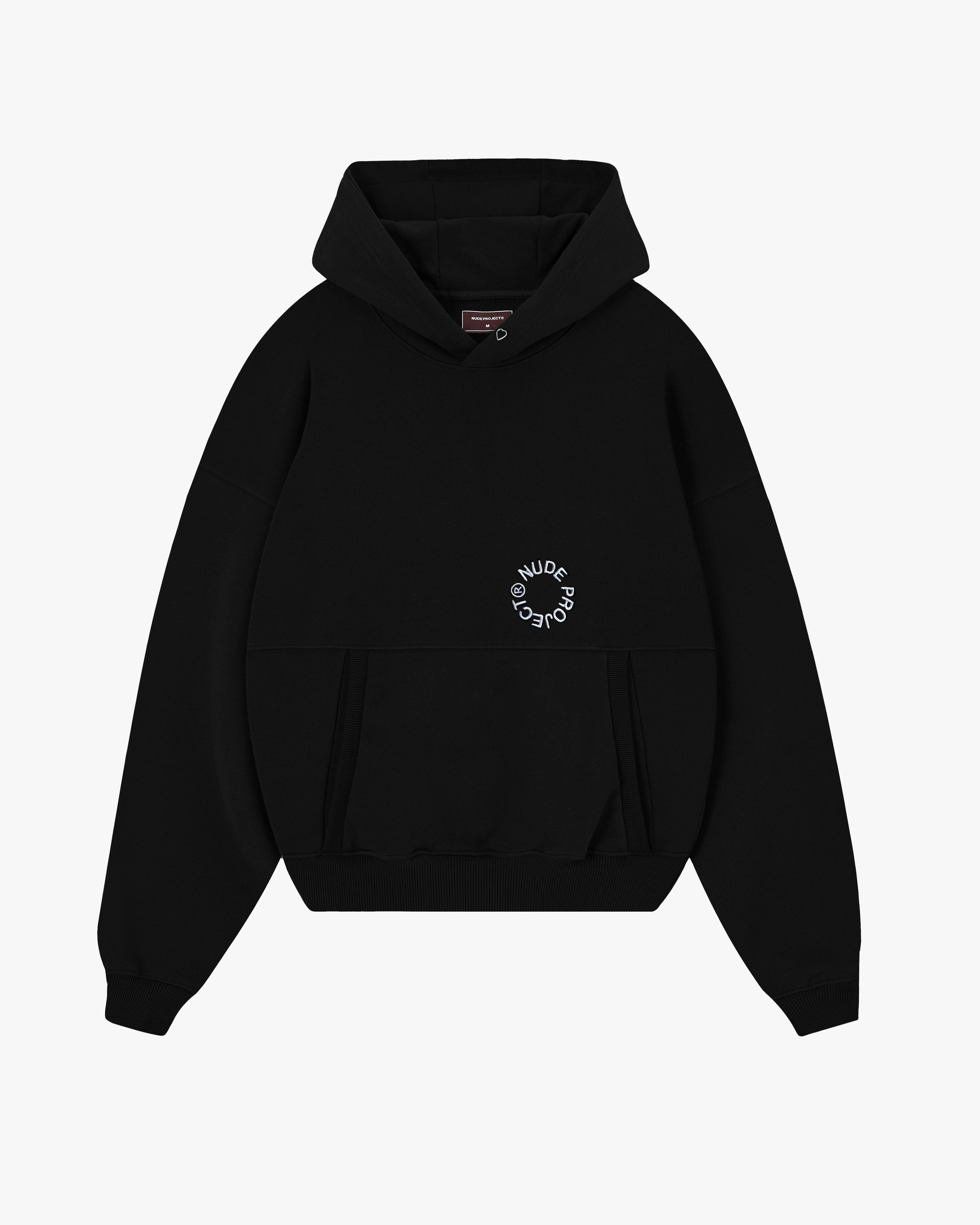 Kory Boxy Hoodie Black Nude Project México Oficial Nude Project Mexico