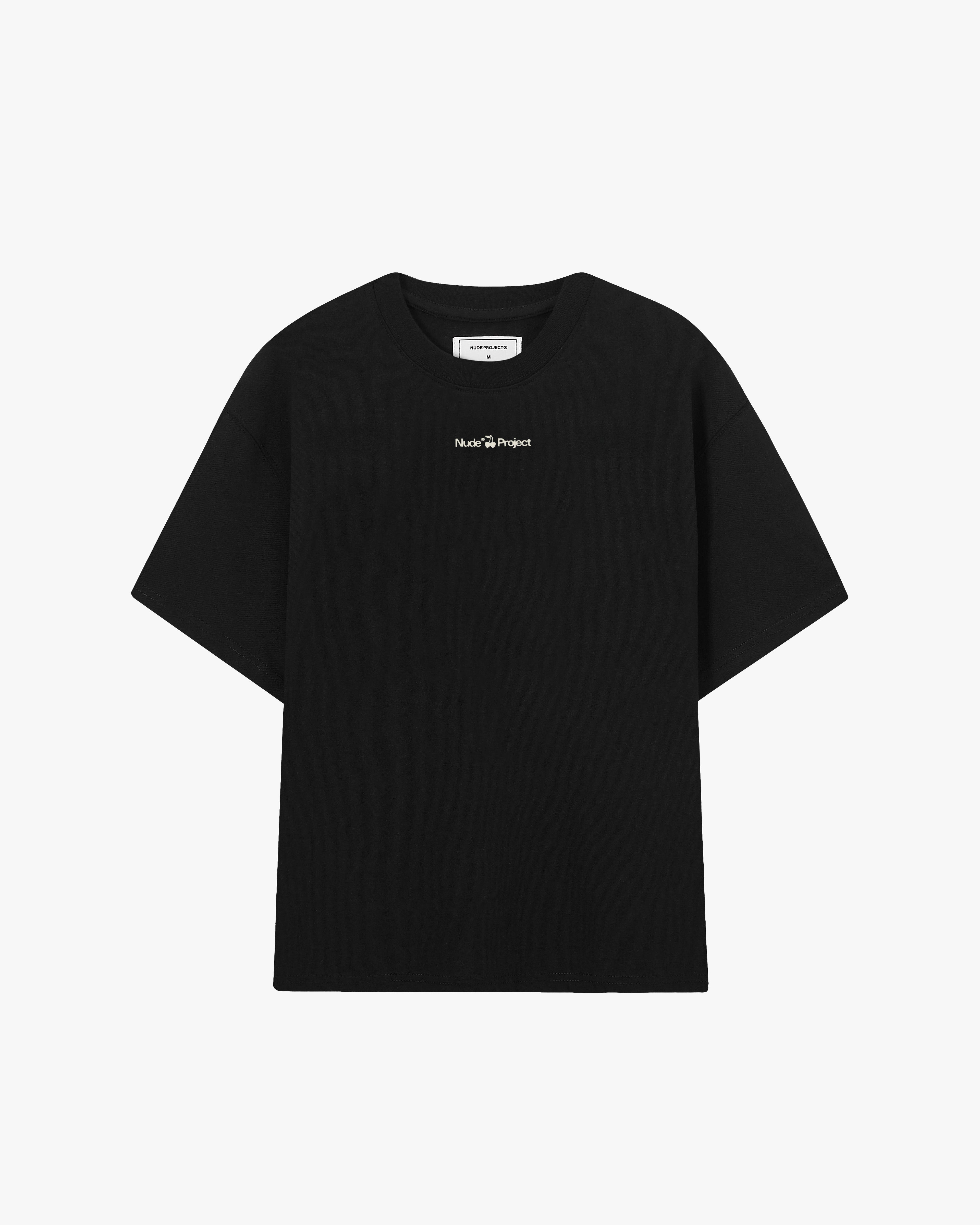 Cherry Logo Tee Black Nude Project México Oficial Nude Project Mexico