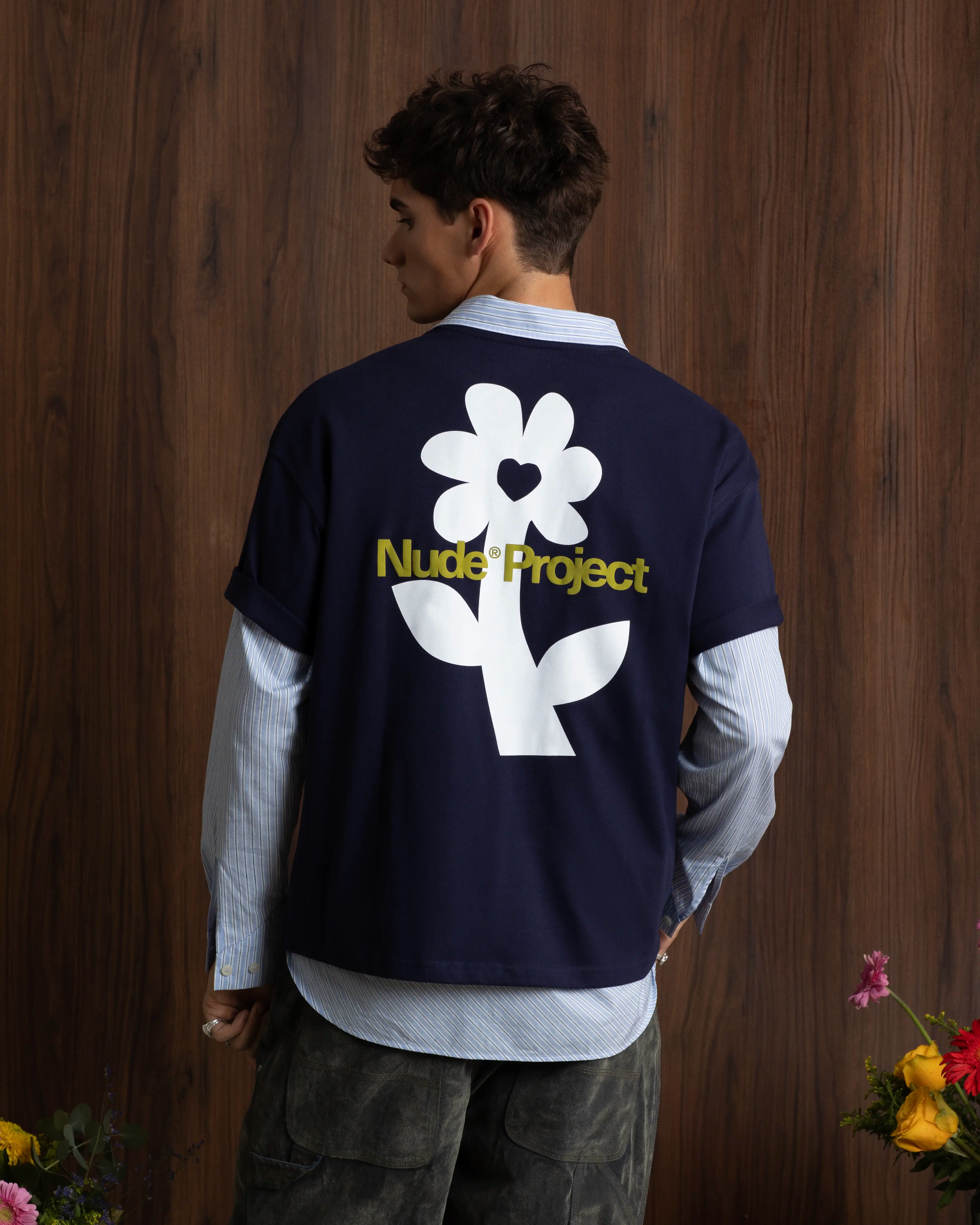 Sunny Tee Navy Nude Project México Oficial Nude Project Mexico