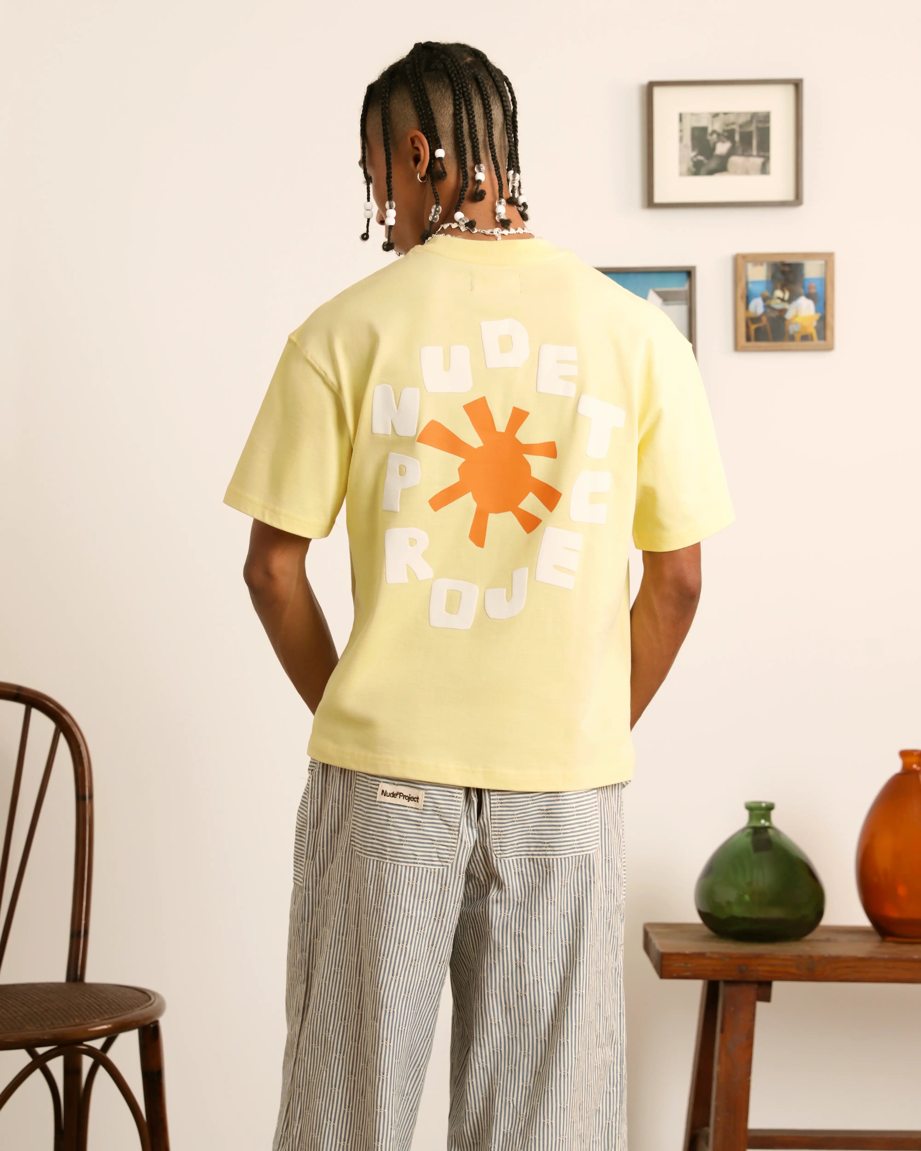 Astro Tee Pale Banana