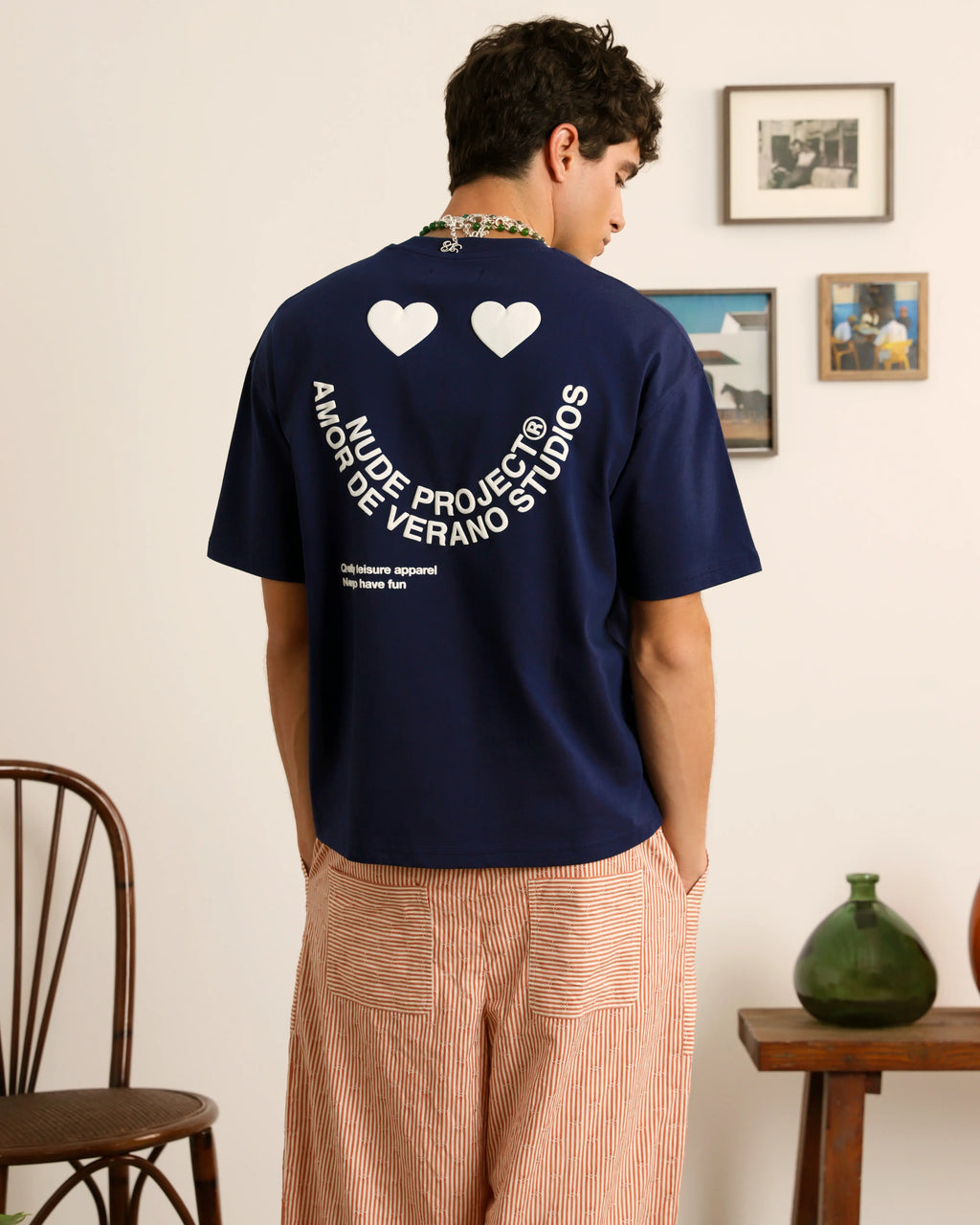 Happy Tee Navy