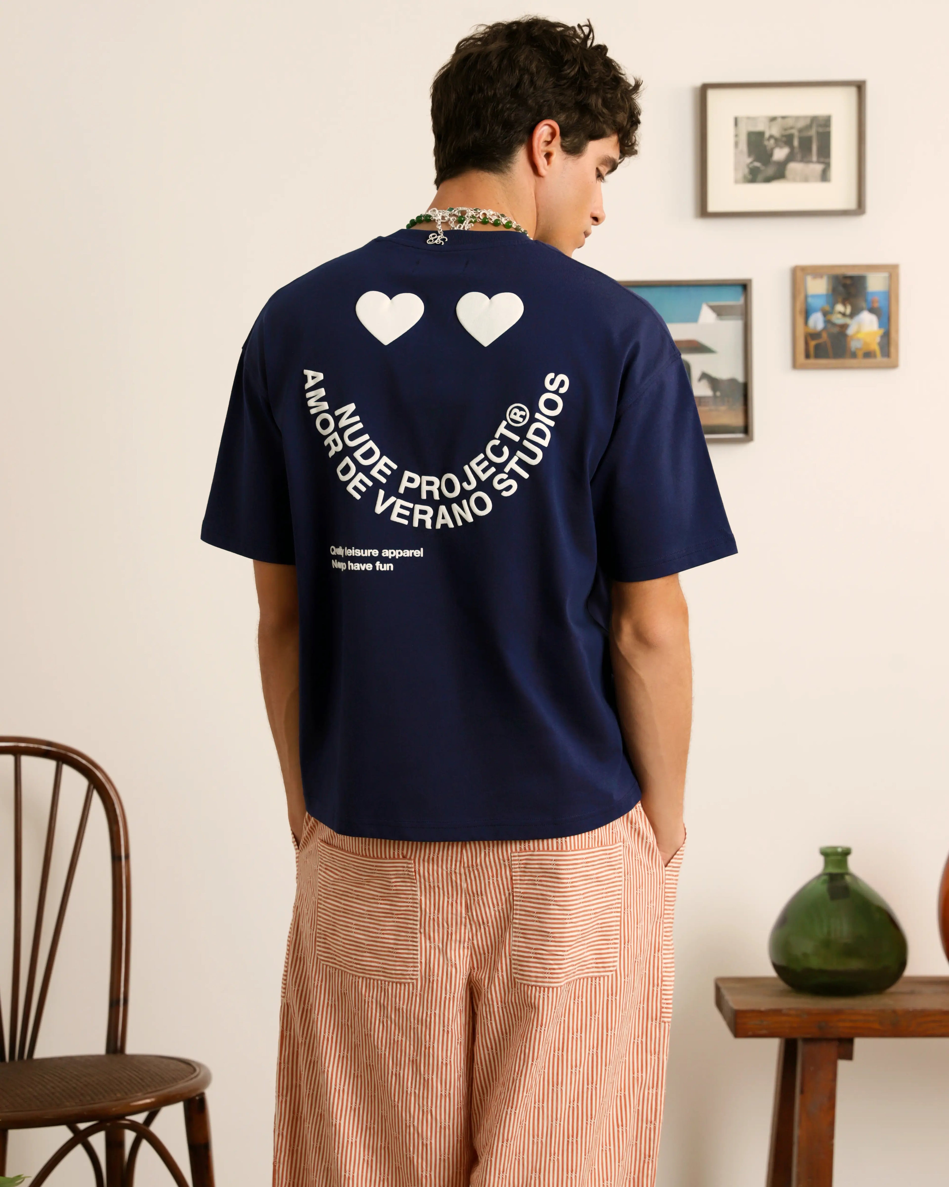 Happy Tee Navy