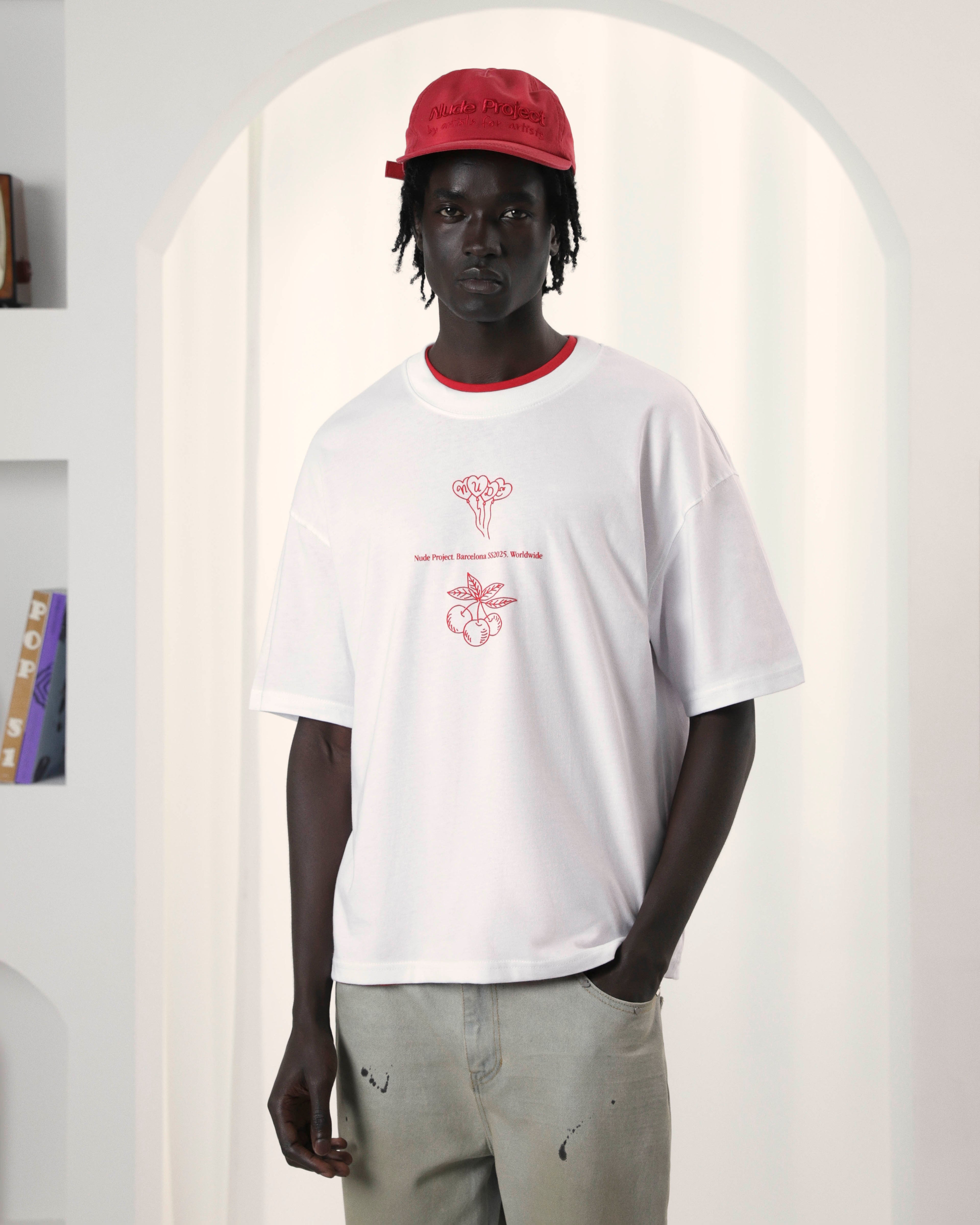 Swan Garden Tee White