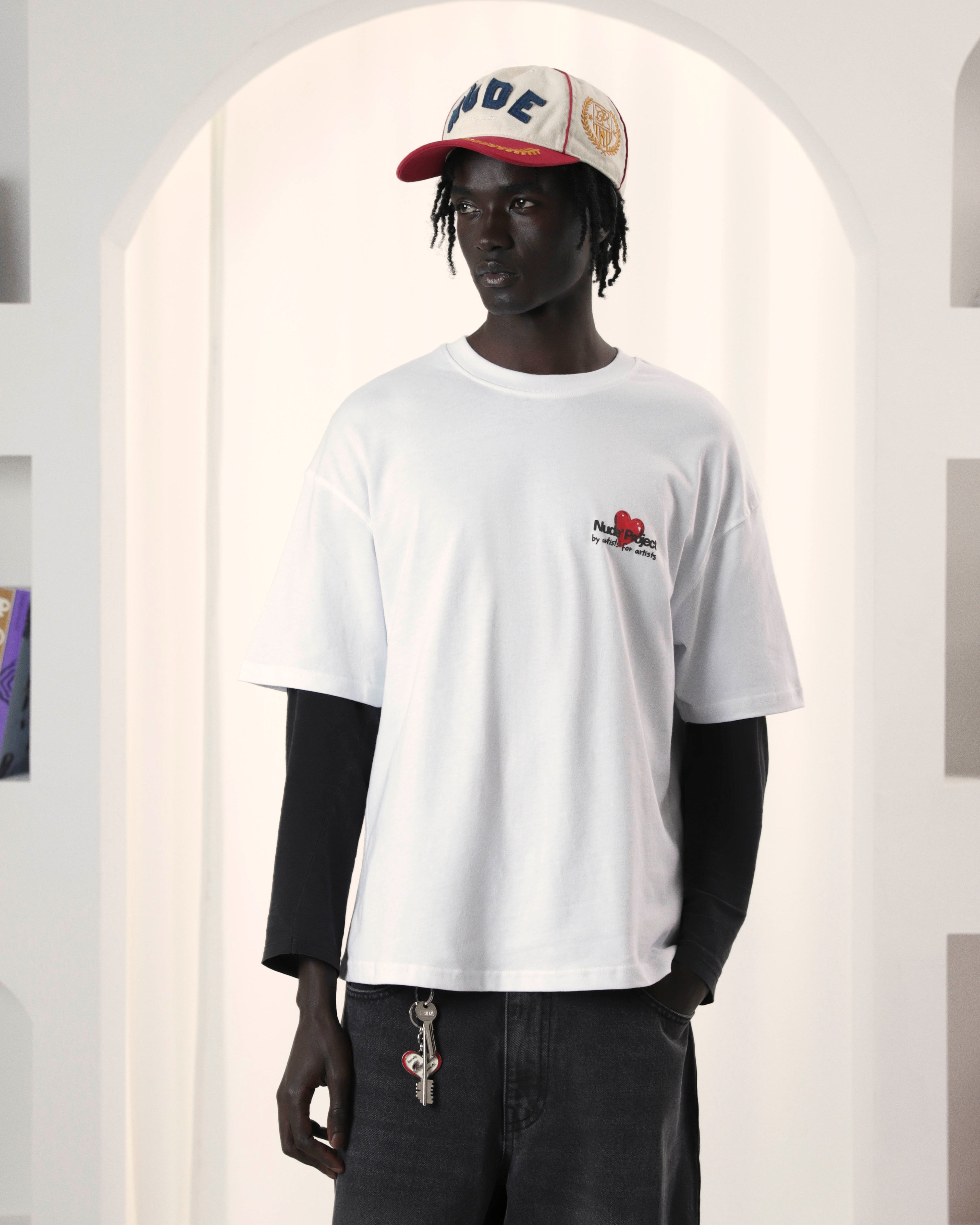 Juicy Cherry Tee White Nude Project México Oficial Nude Project Mexico