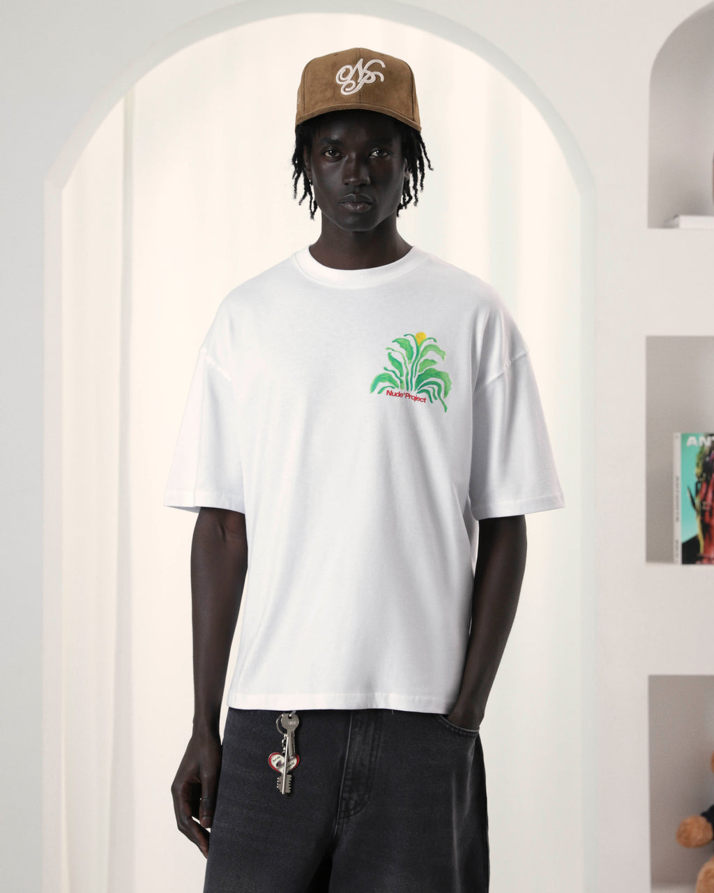 Plant Tee White