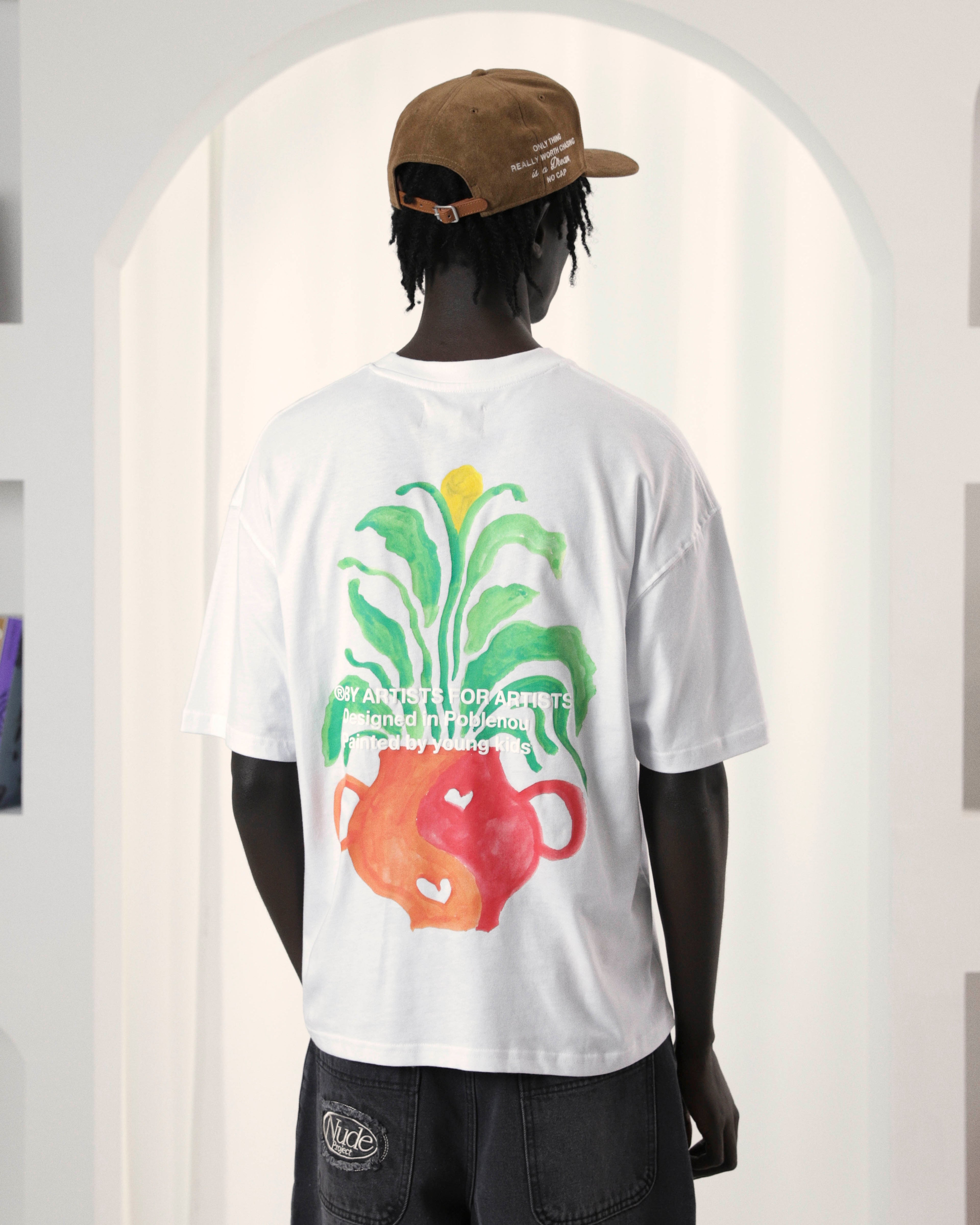 Plant Tee White