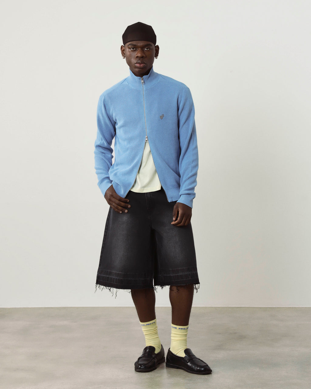Old Baggy Denim Shorts Black