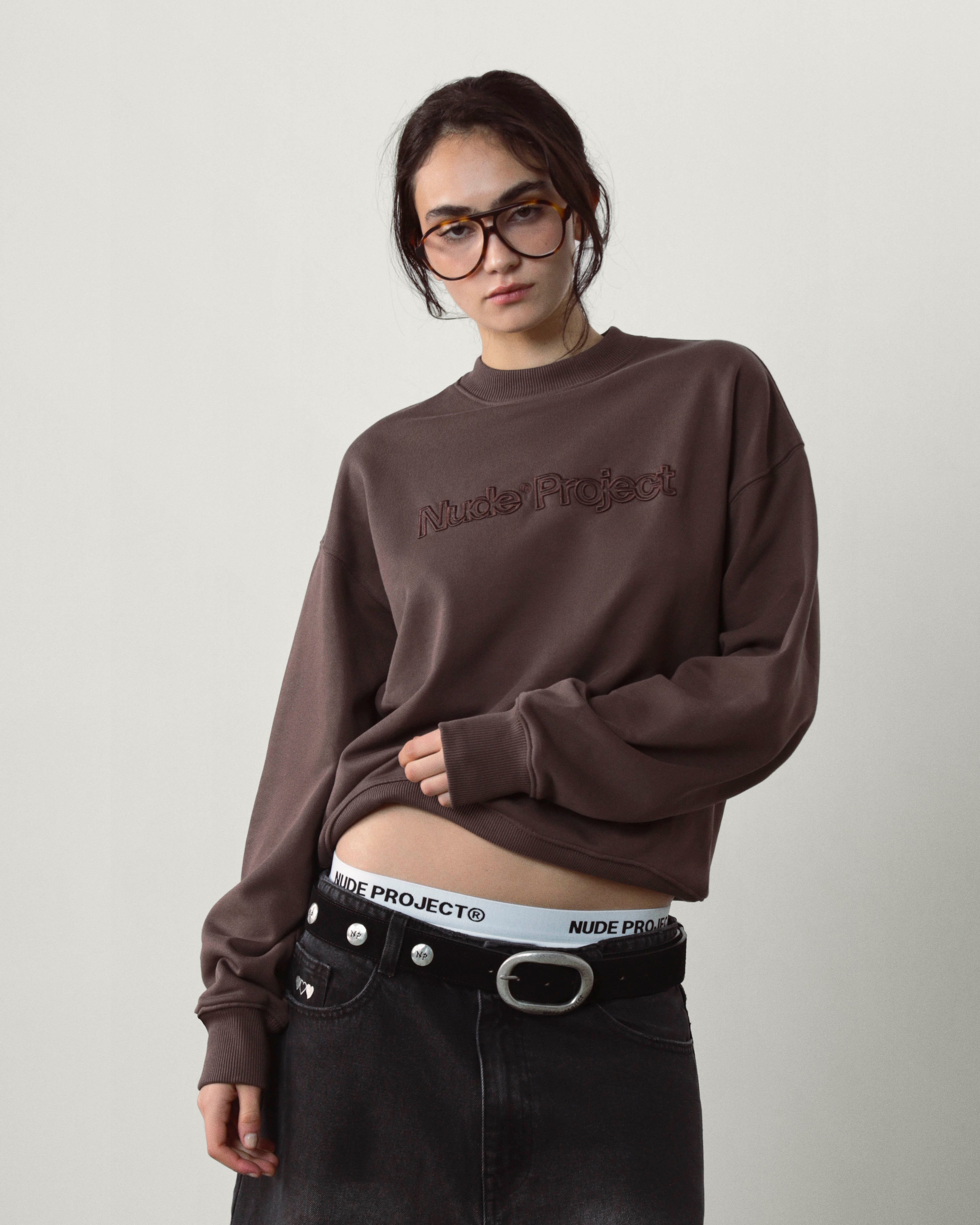 Brun Sweatshirt Brown Nude Project México Oficial Nude Project Mexico