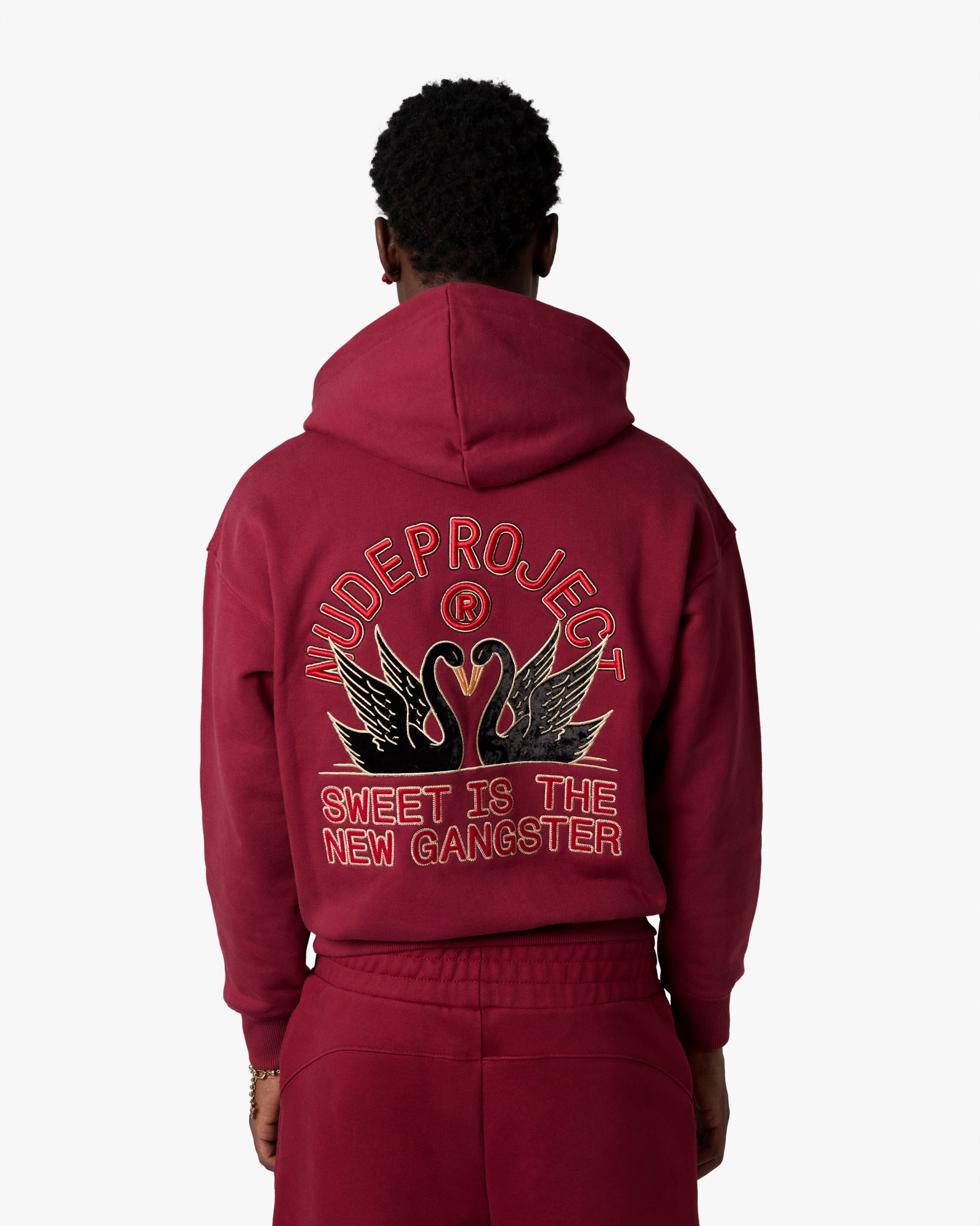 Swans Hoodie Burgundy Nude Project México Oficial Nude Project Mexico