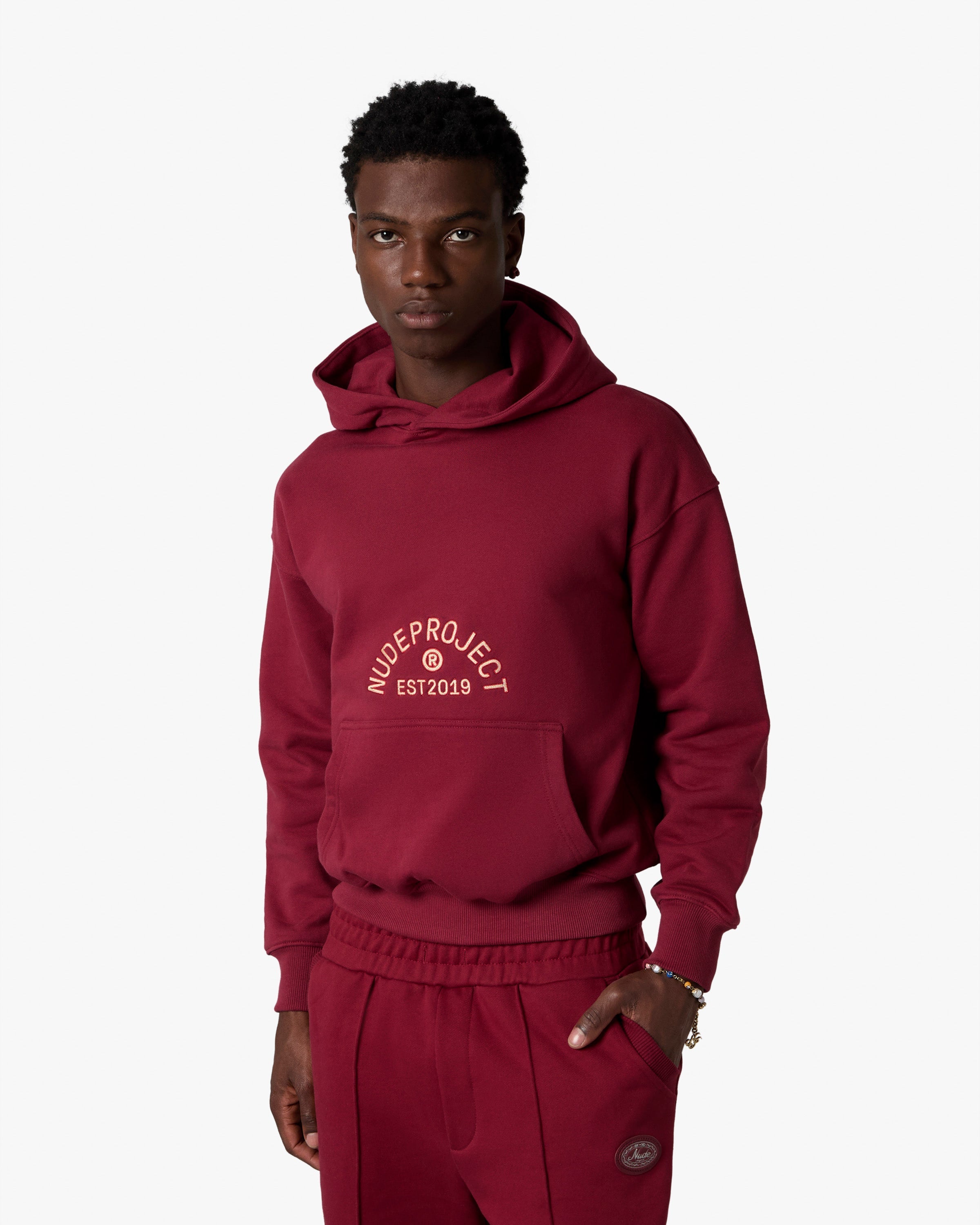 Swans Hoodie Burgundy Nude Project México Oficial Nude Project Mexico