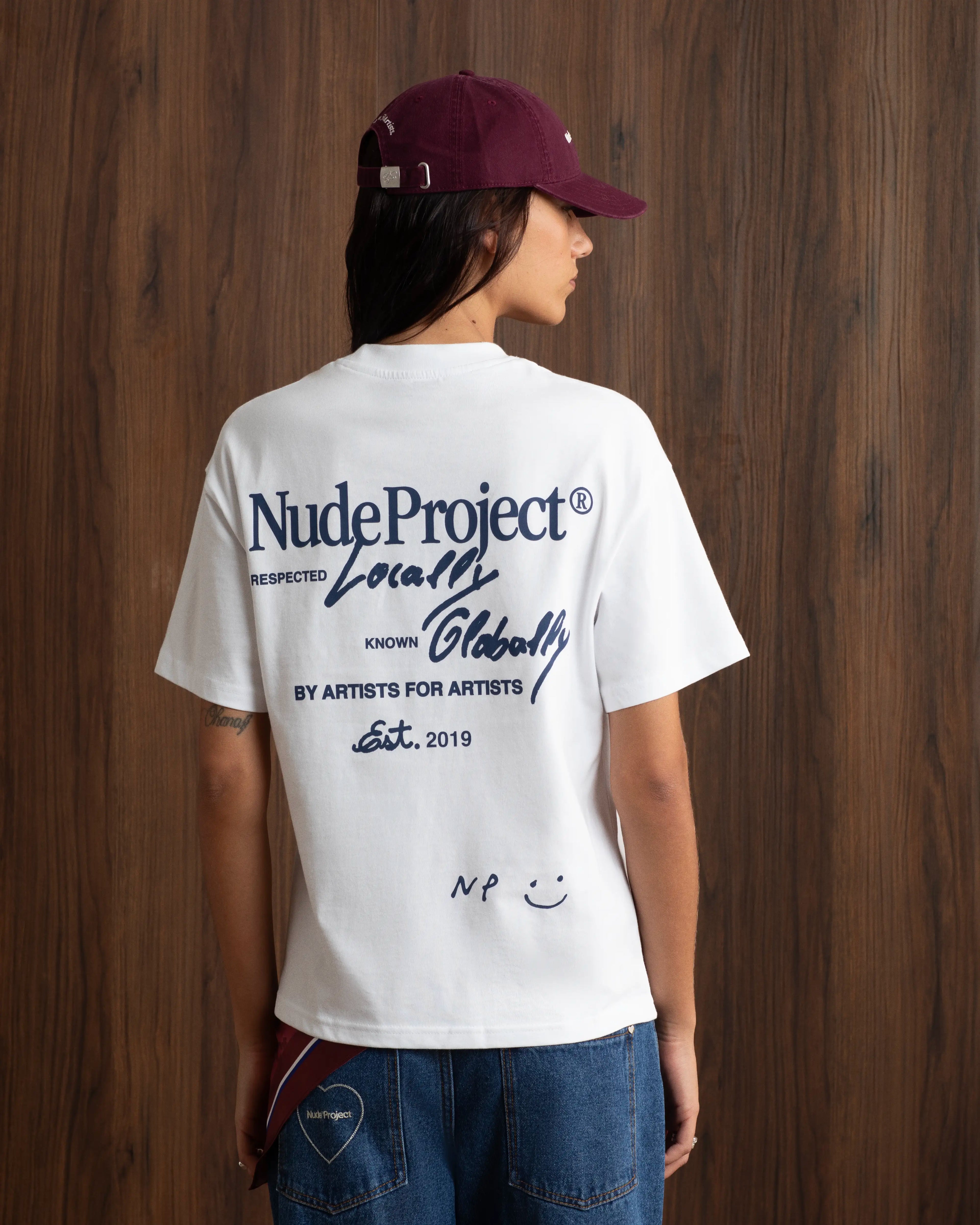 Global Soon Tee White