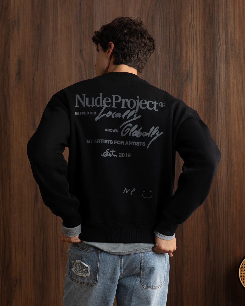 Global Soon Sweatshirt Black Nude Project México Oficial Nude Project Mexico