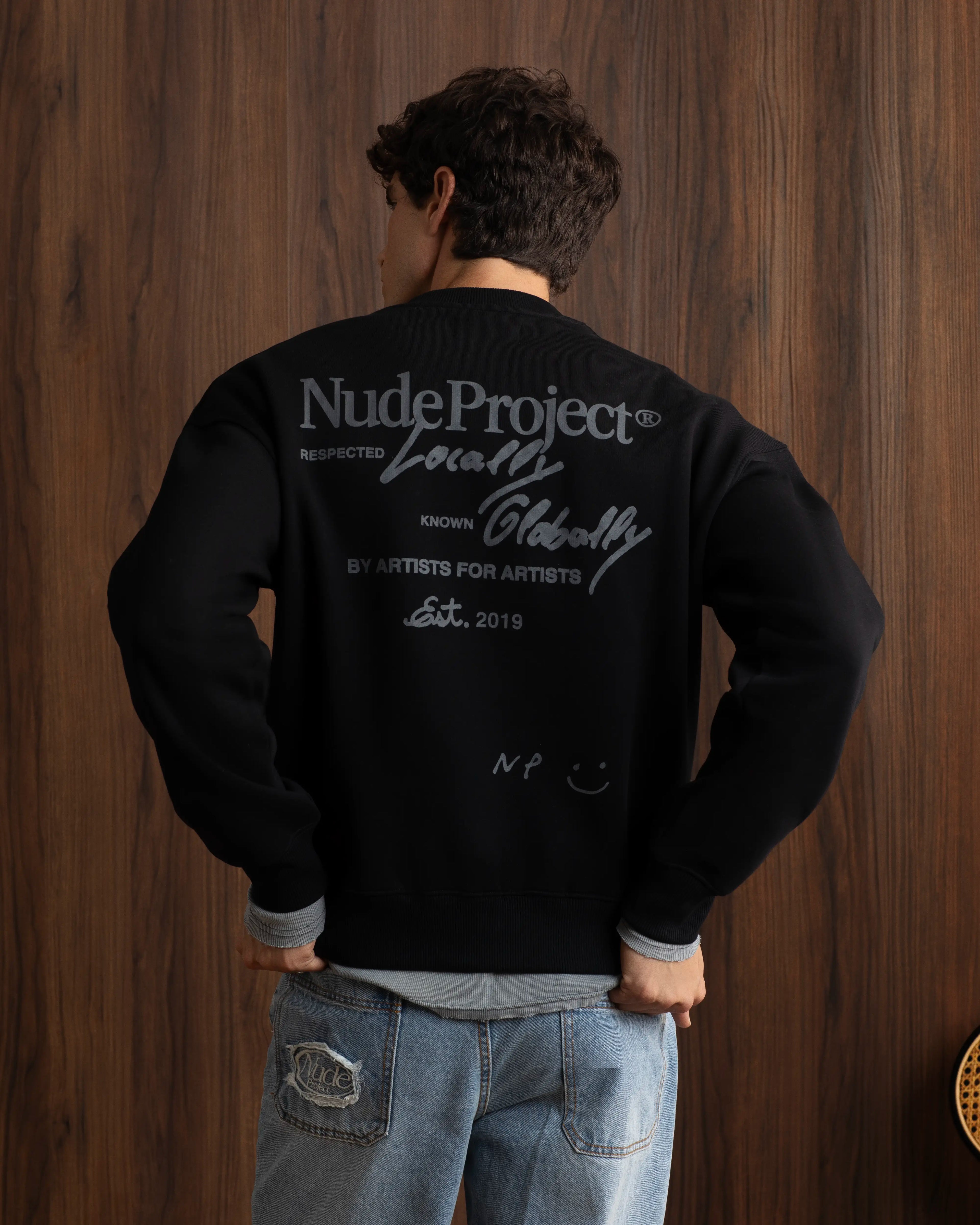 Global Soon Sweatshirt Black Nude Project México Oficial Nude Project Mexico