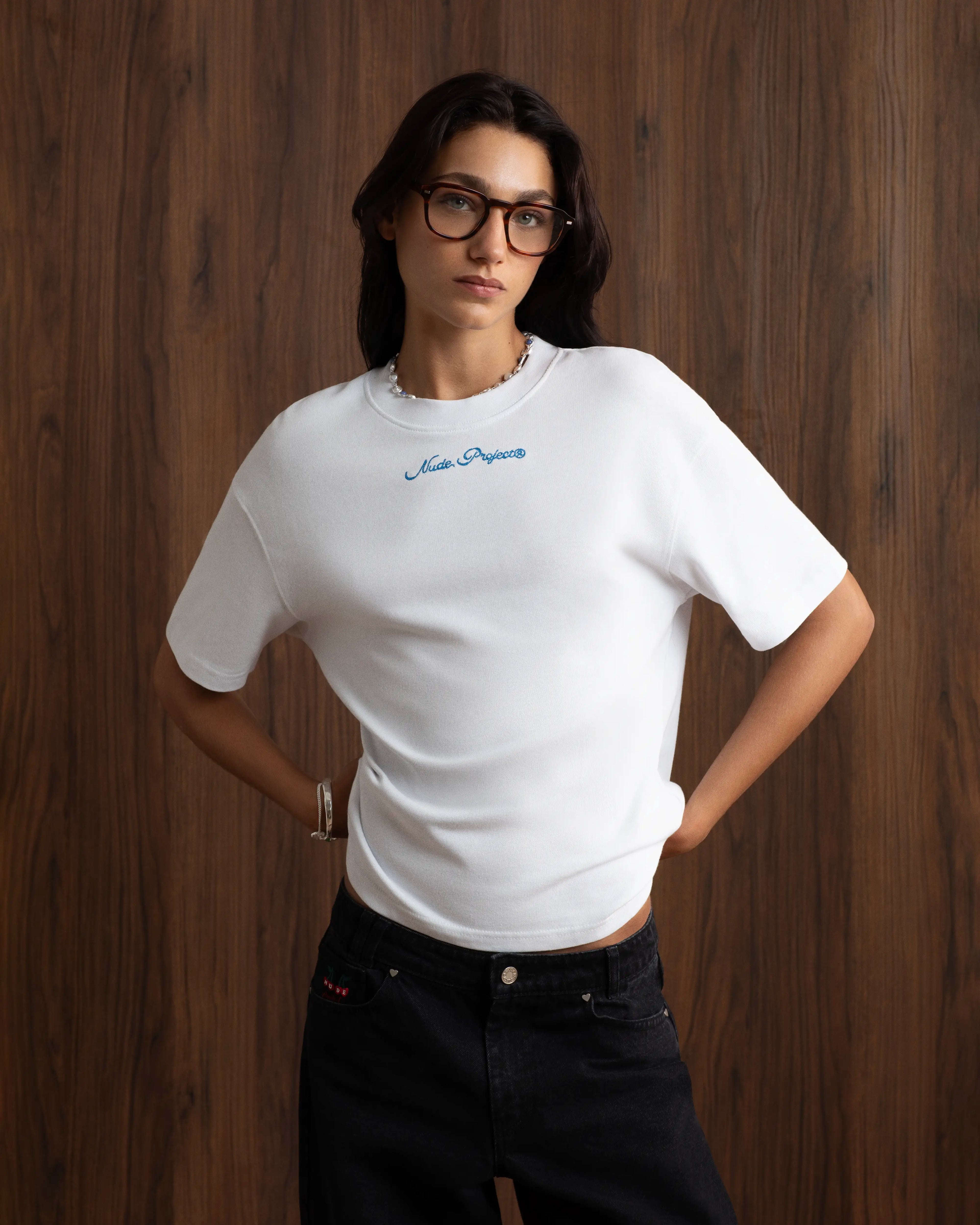 Peach Tee White Nude Project México Oficial Nude Project Mexico