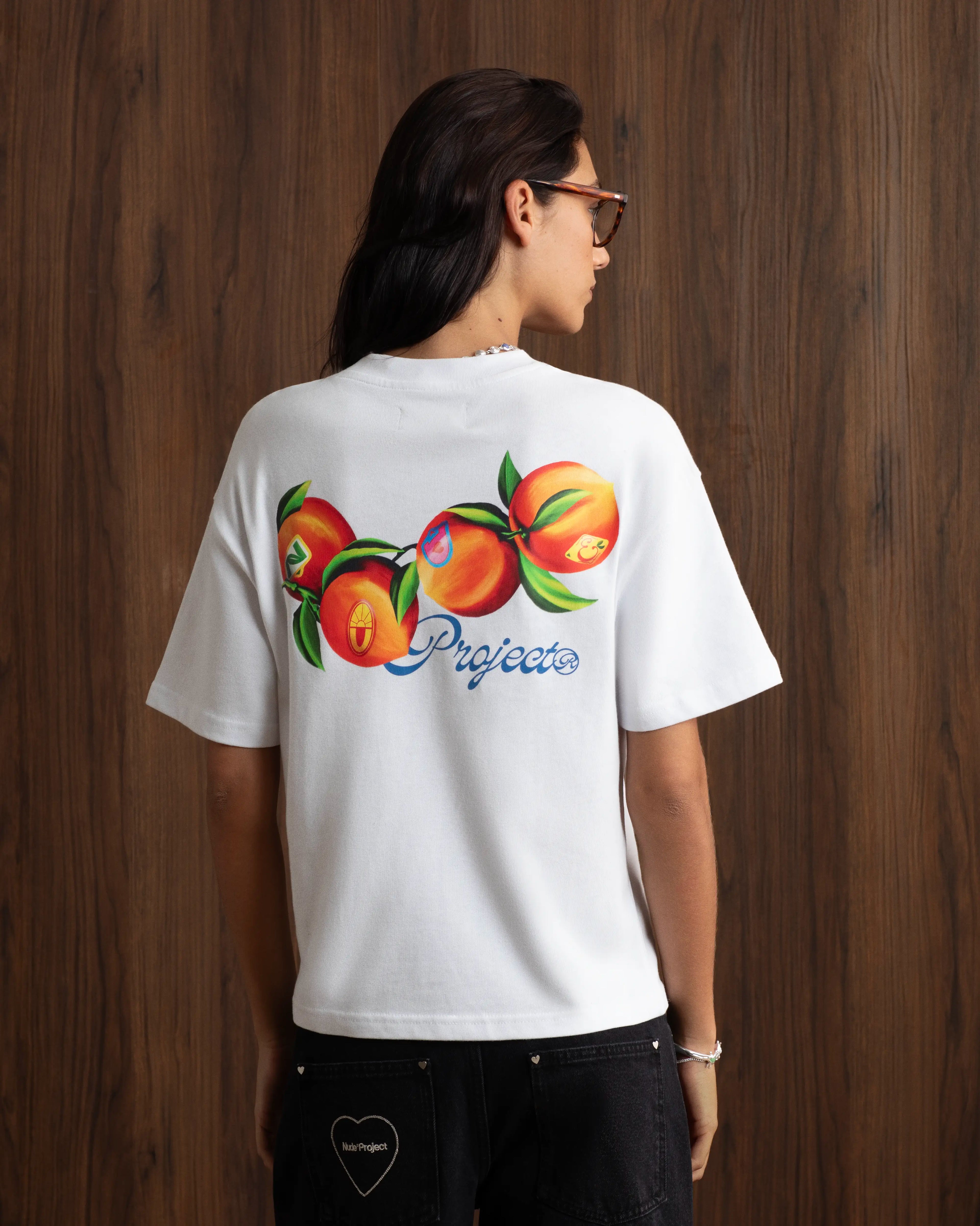 Peach Tee White Nude Project México Oficial Nude Project Mexico