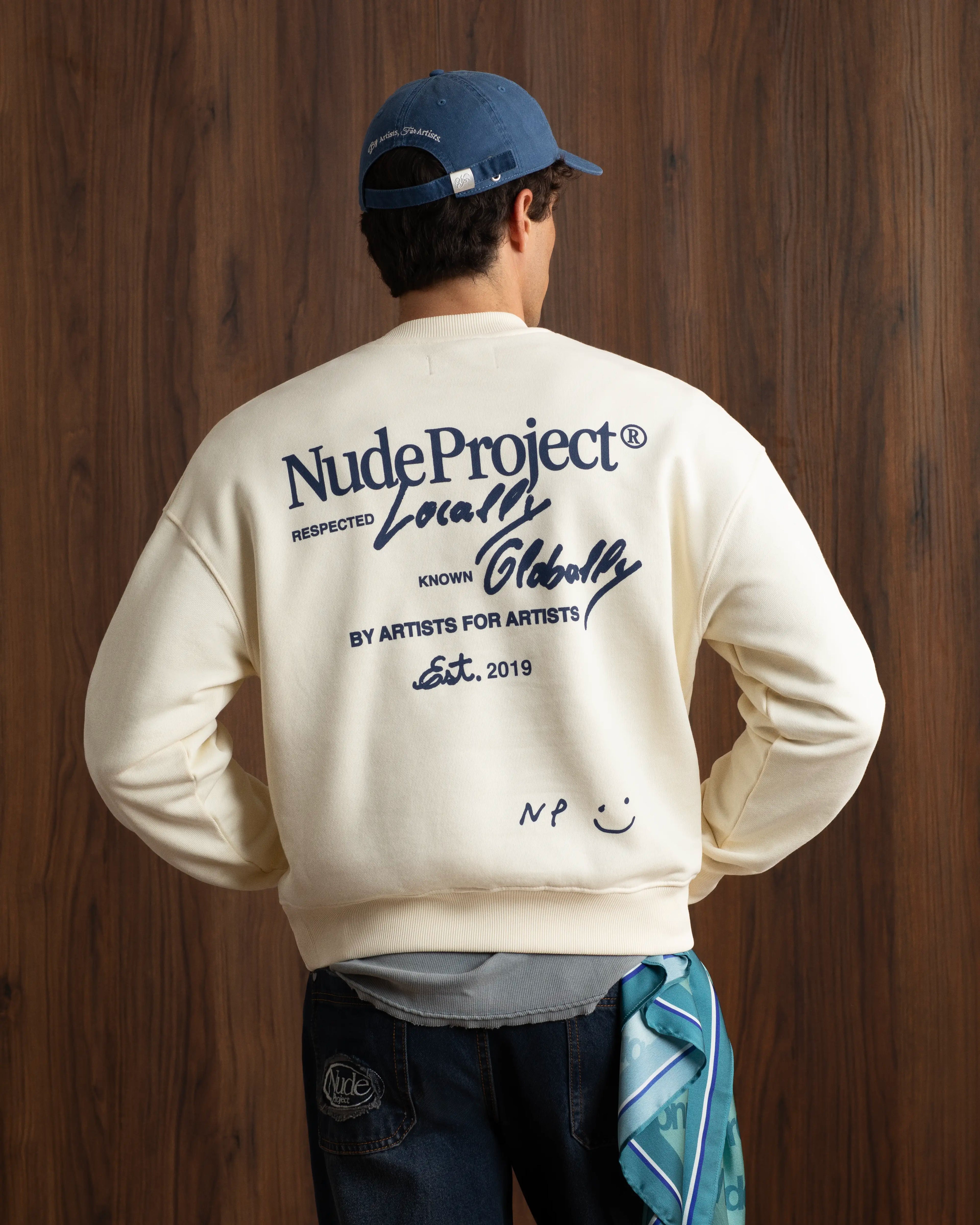 Global Soon Sweatshirt Marshmallow Nude Project México Oficial Nude Project Mexico