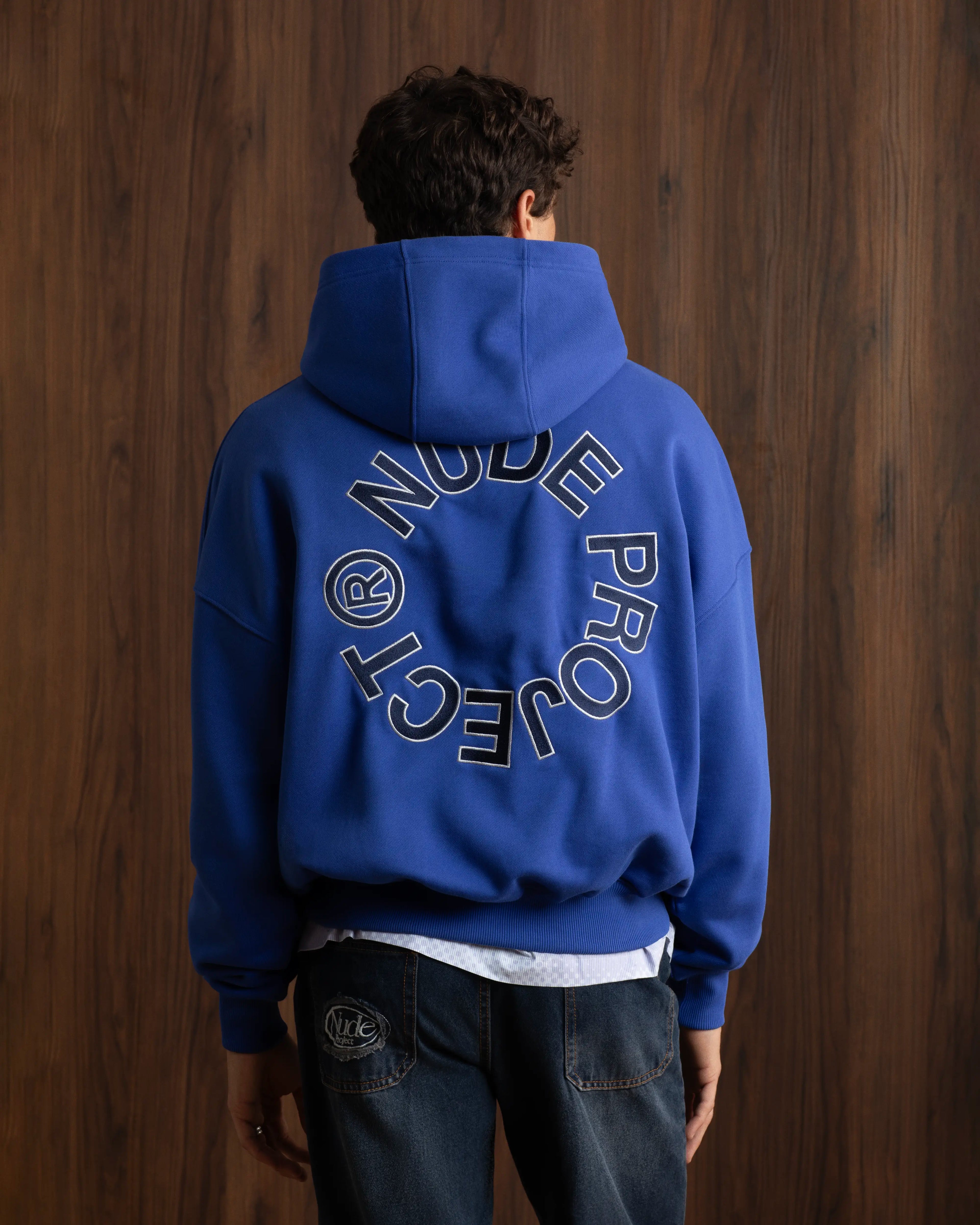 Kory Boxy Hoodie Blue Nude Project México Oficial Nude Project Mexico