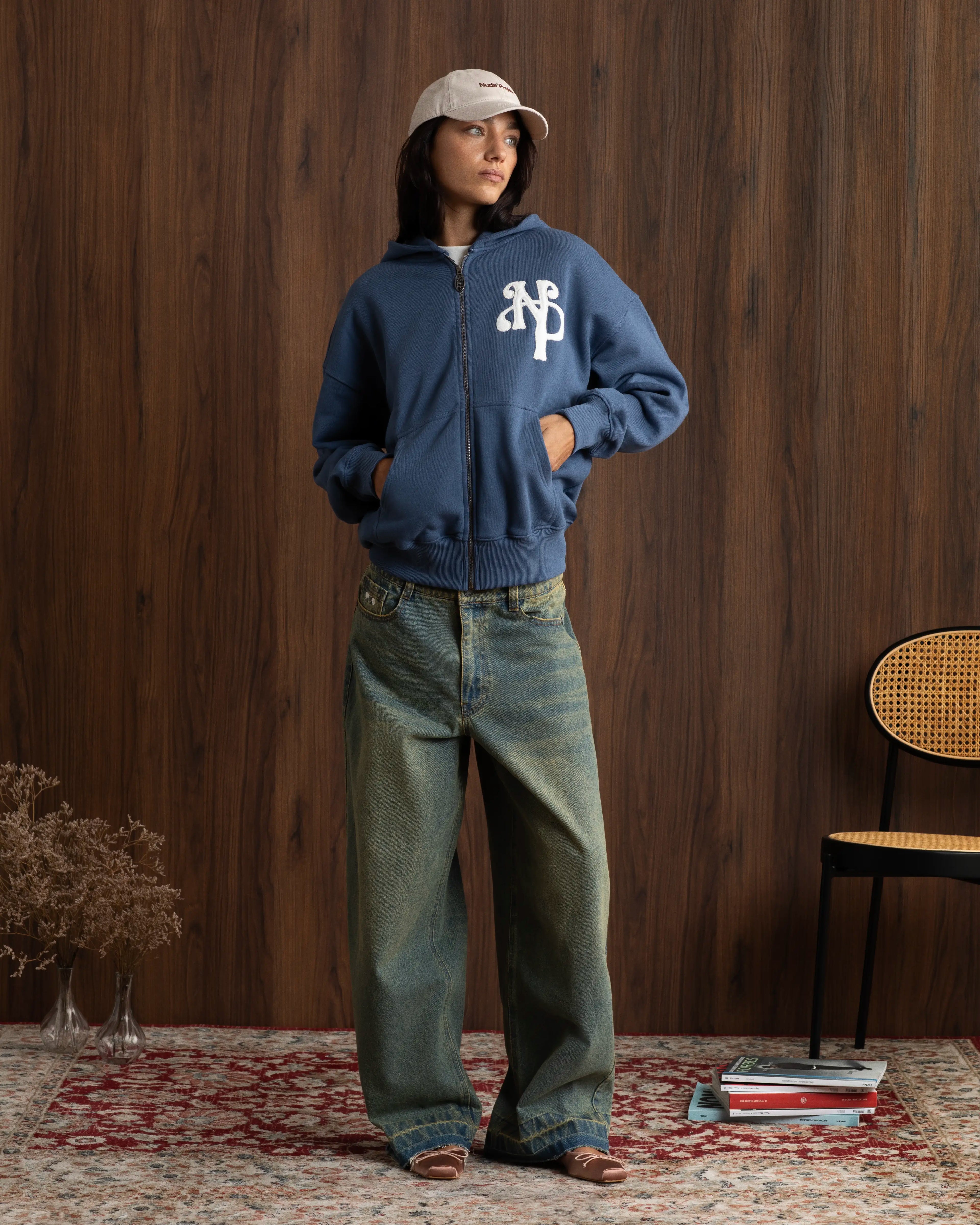 Kill Bill Zip-Up Hoodie Indigo Nude Project México Oficial Nude Project Mexico