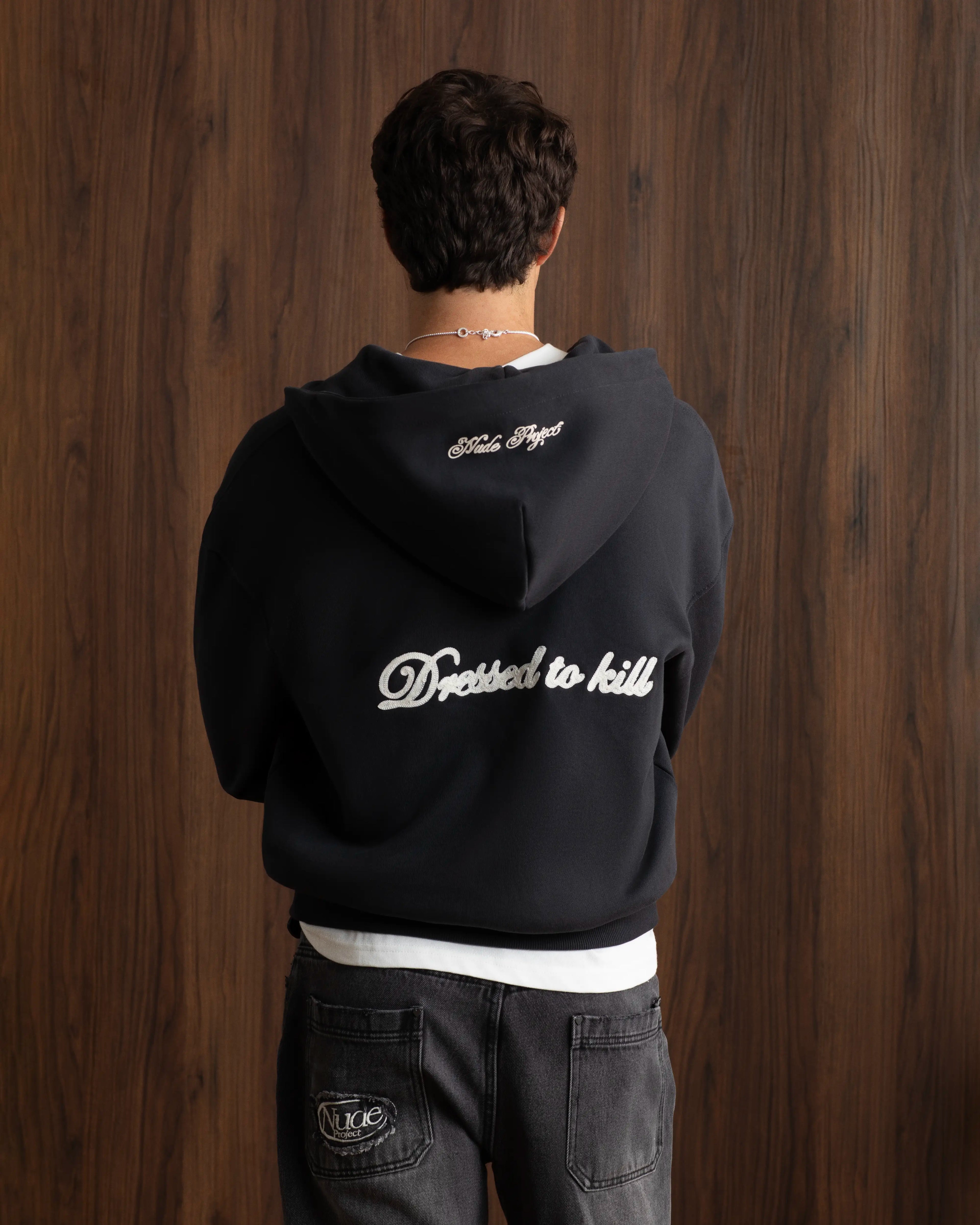 Kill Bill Zip-Up Hoodie Ash Nude Project México Oficial Nude Project Mexico