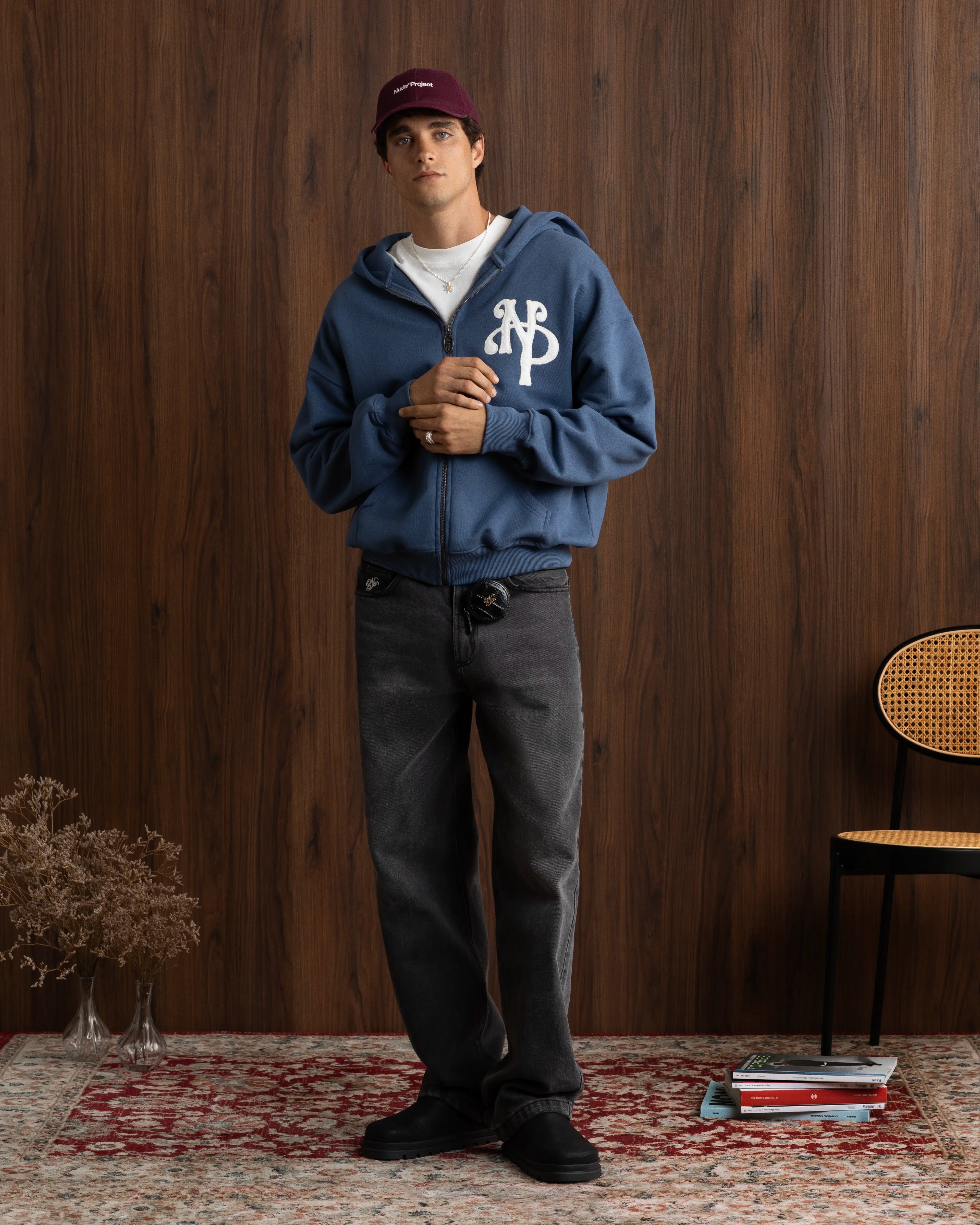 Kill Bill Zip-Up Hoodie Indigo Nude Project México Oficial Nude Project Mexico
