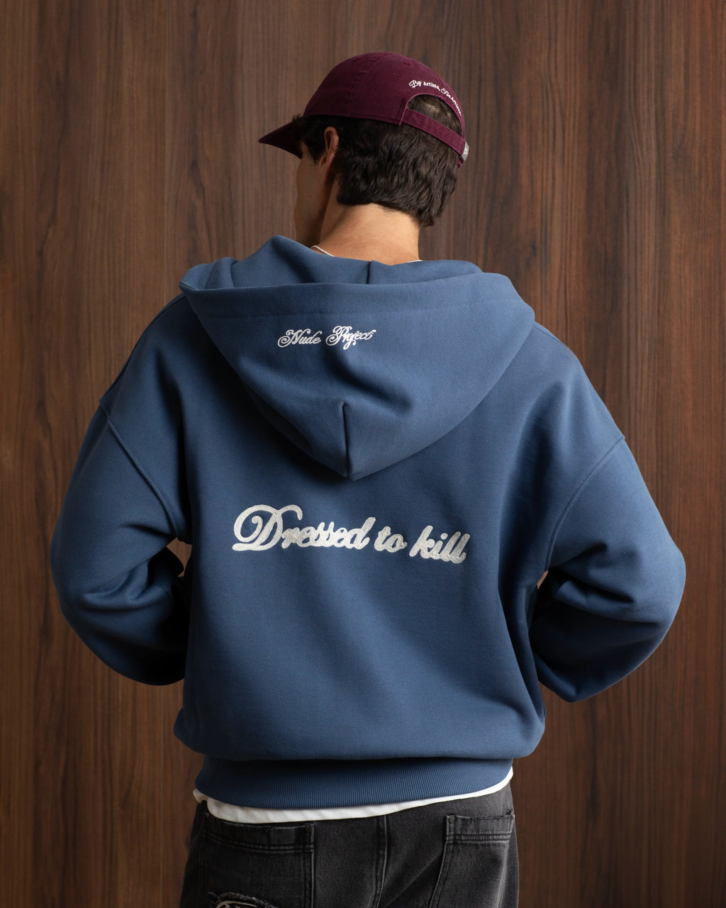Kill Bill Zip-Up Hoodie Indigo Nude Project México Oficial Nude Project Mexico