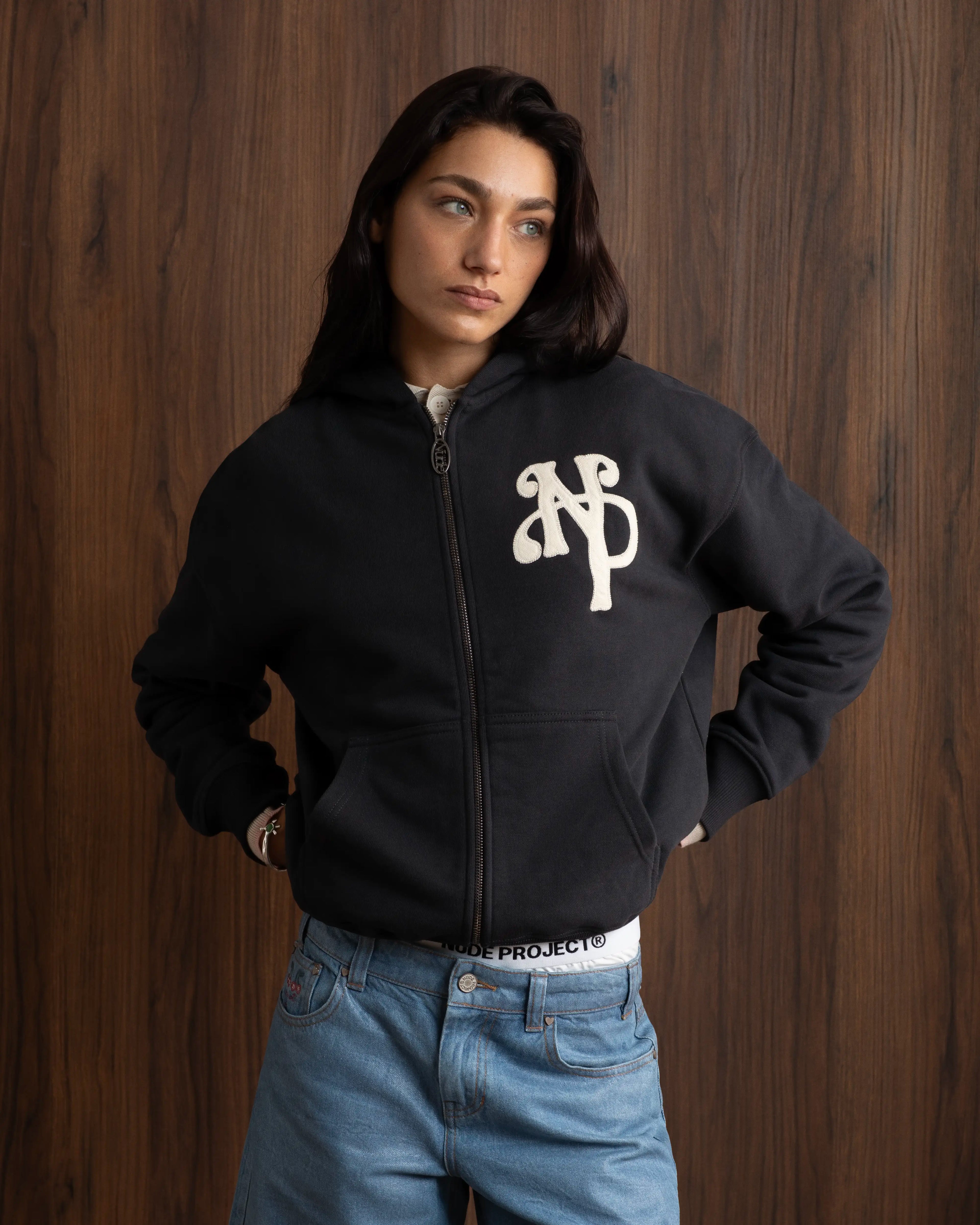 Kill Bill Zip-Up Hoodie Ash